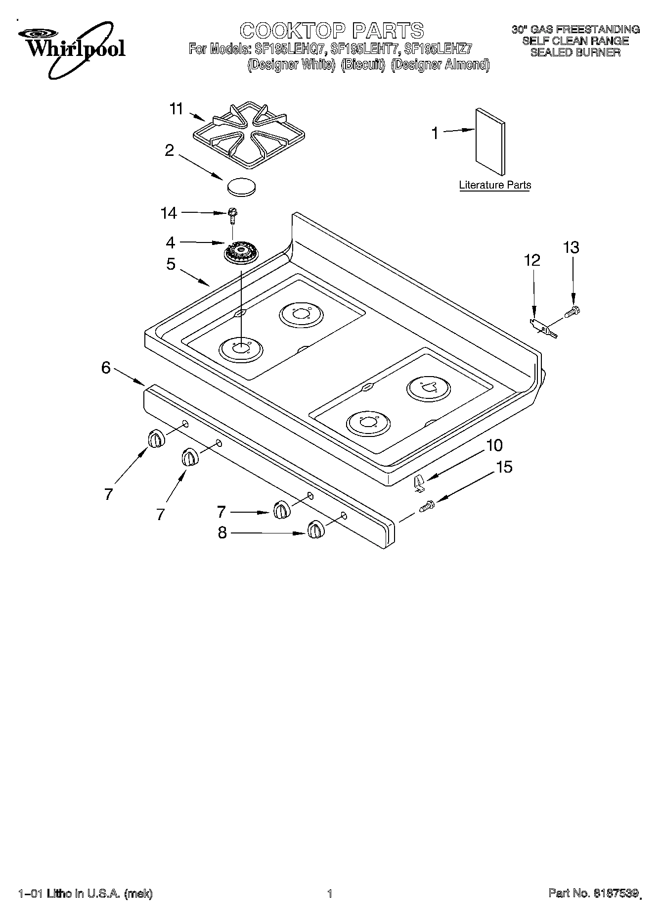01 - COOKTOP, LITERATURE