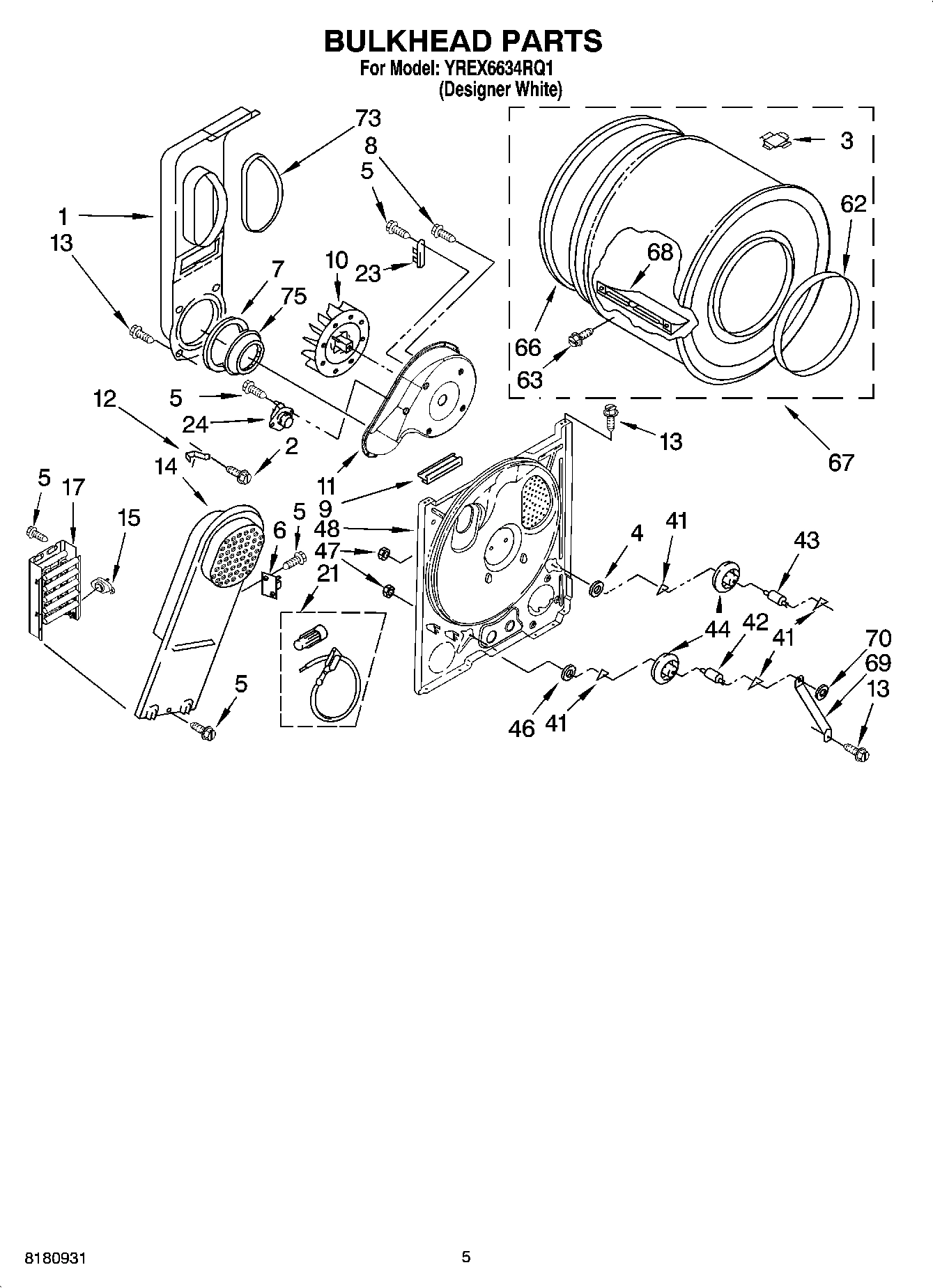 03 - BULKHEAD PARTS, OPTIONAL PARTS (NOT INCLUDED)