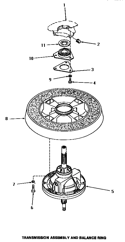28 - TRANSMISSION ASSY & BALANCE RING