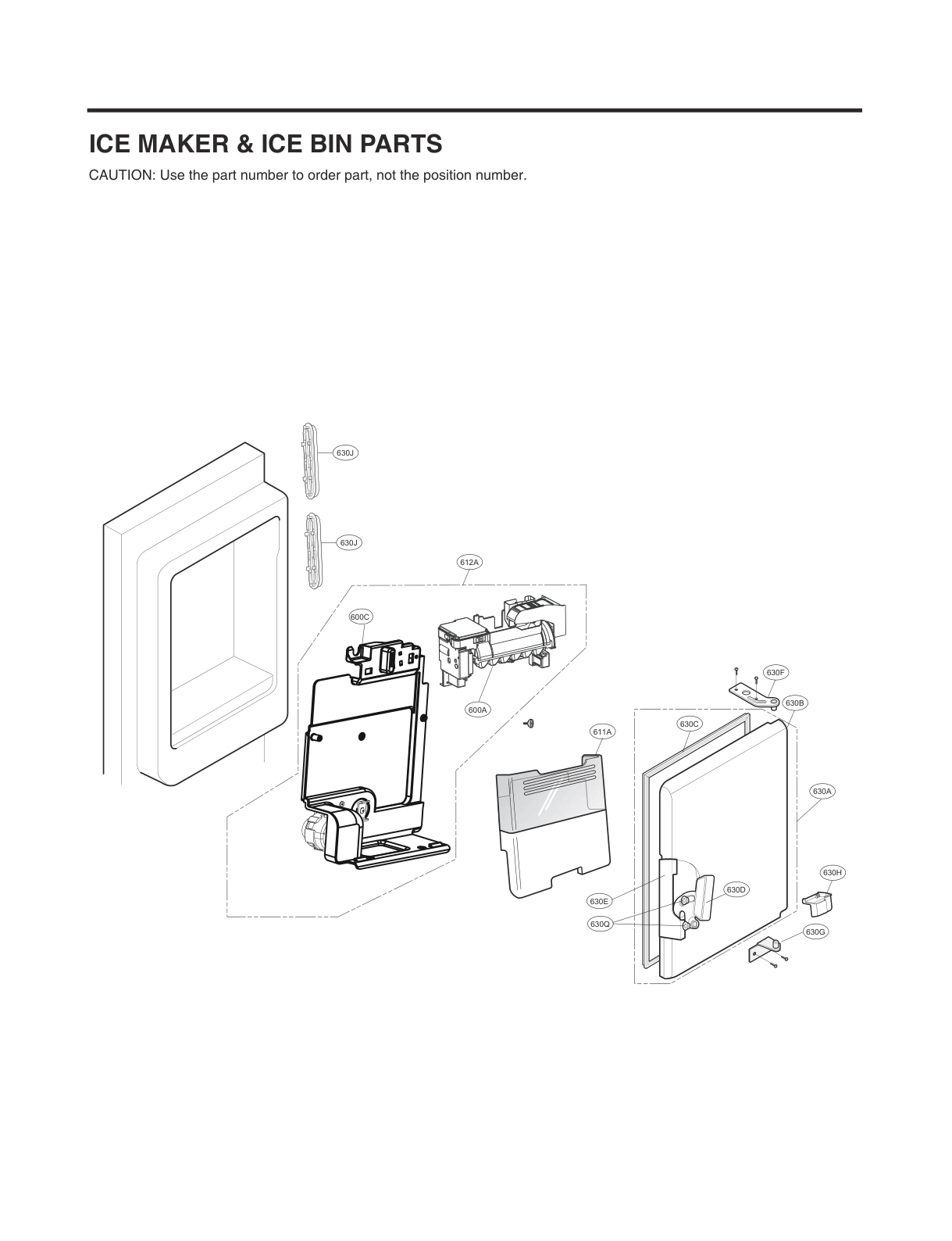 ICEMAKER & ICE BIN PARTS