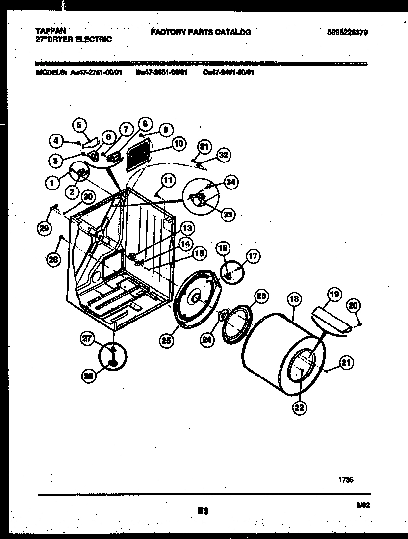 02 - CABINET AND COMPONENT PARTS