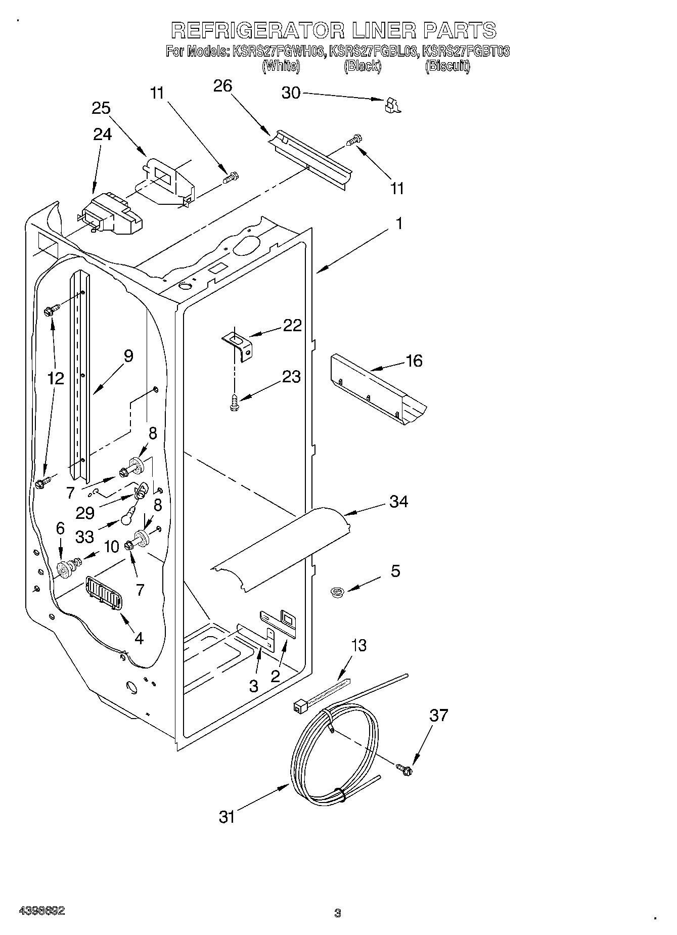 02 - REFRIGERATOR LINER