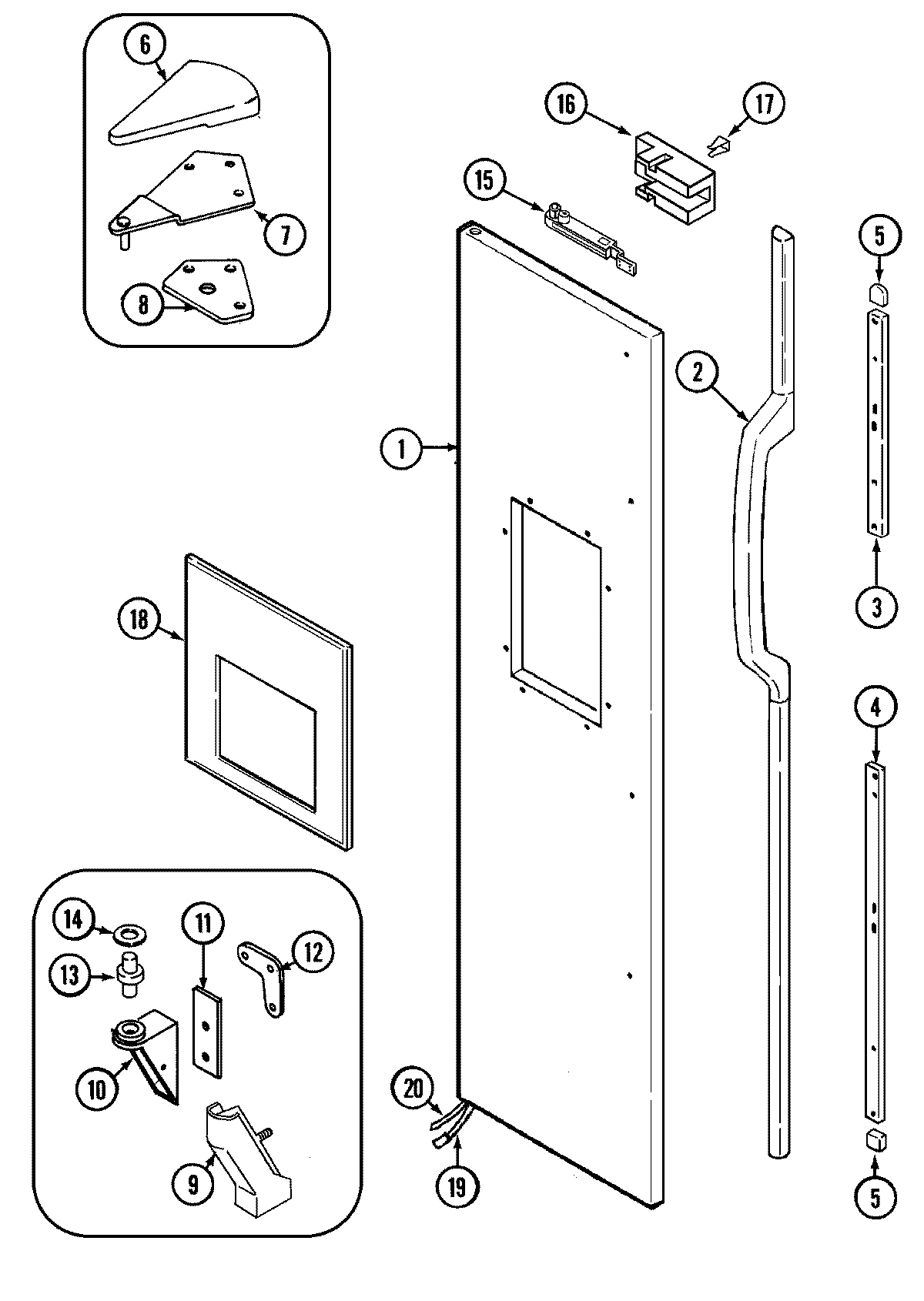 03 - FREEZER OUTER DOOR