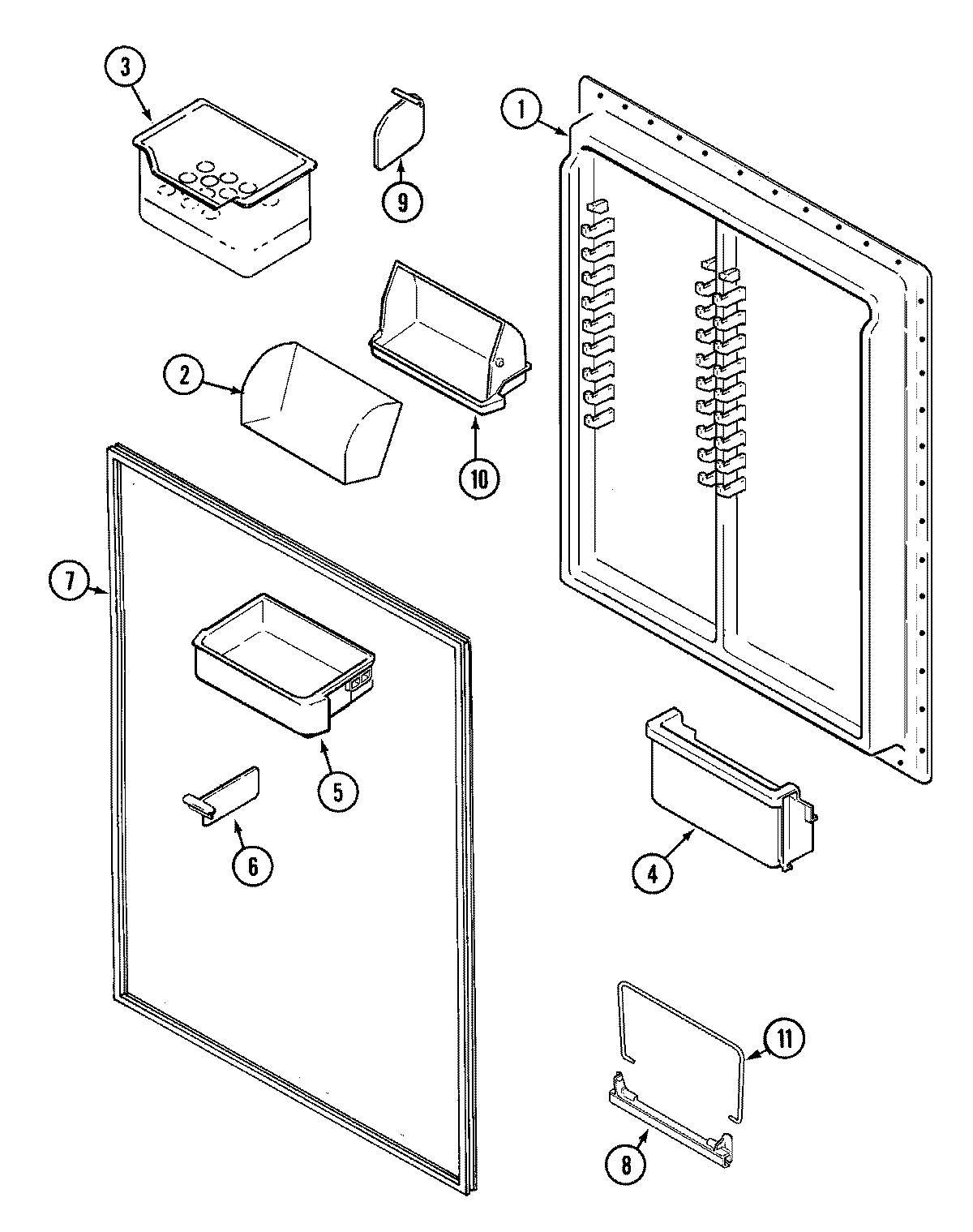08 - FRESH FOOD INNER DOOR