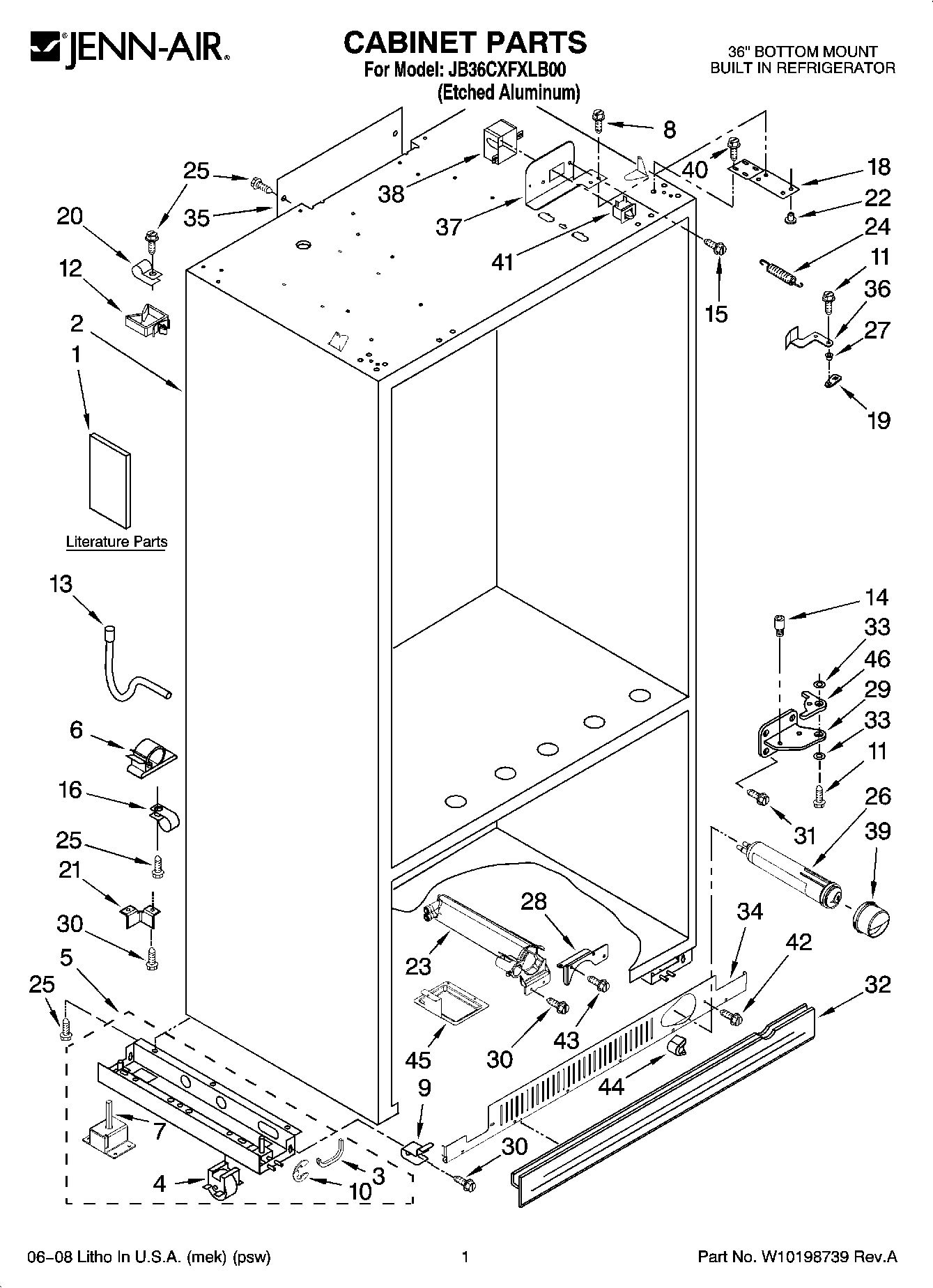 01 - CABINET PARTS
