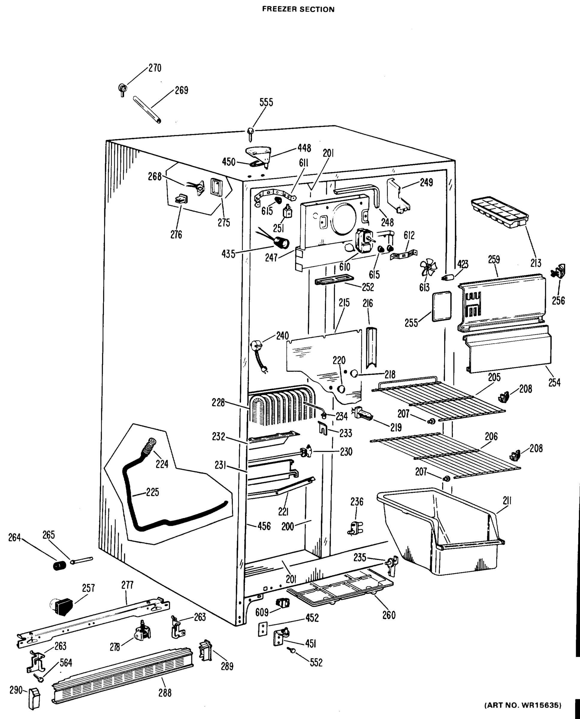 FREEZER SECTION