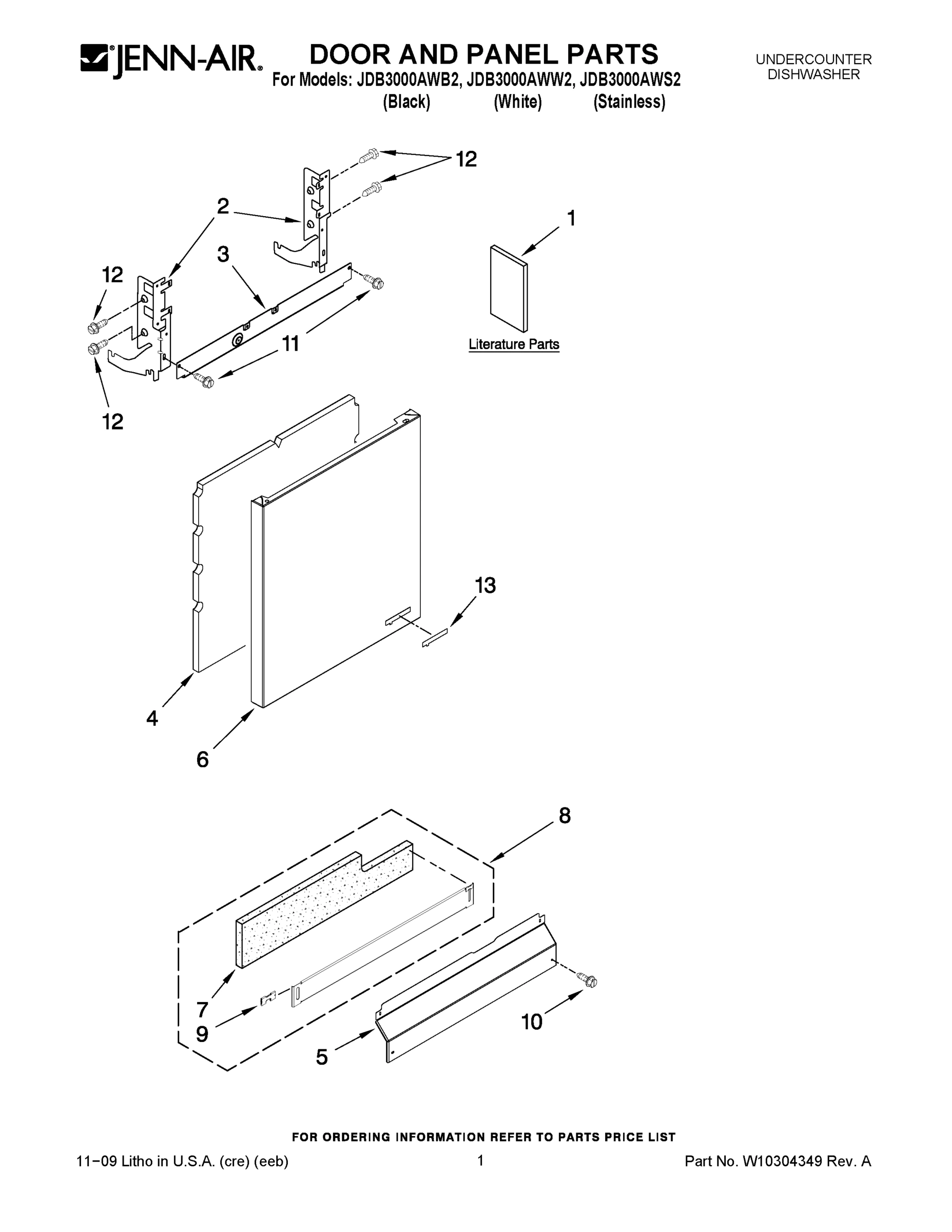 01 - DOOR AND PANEL PARTS