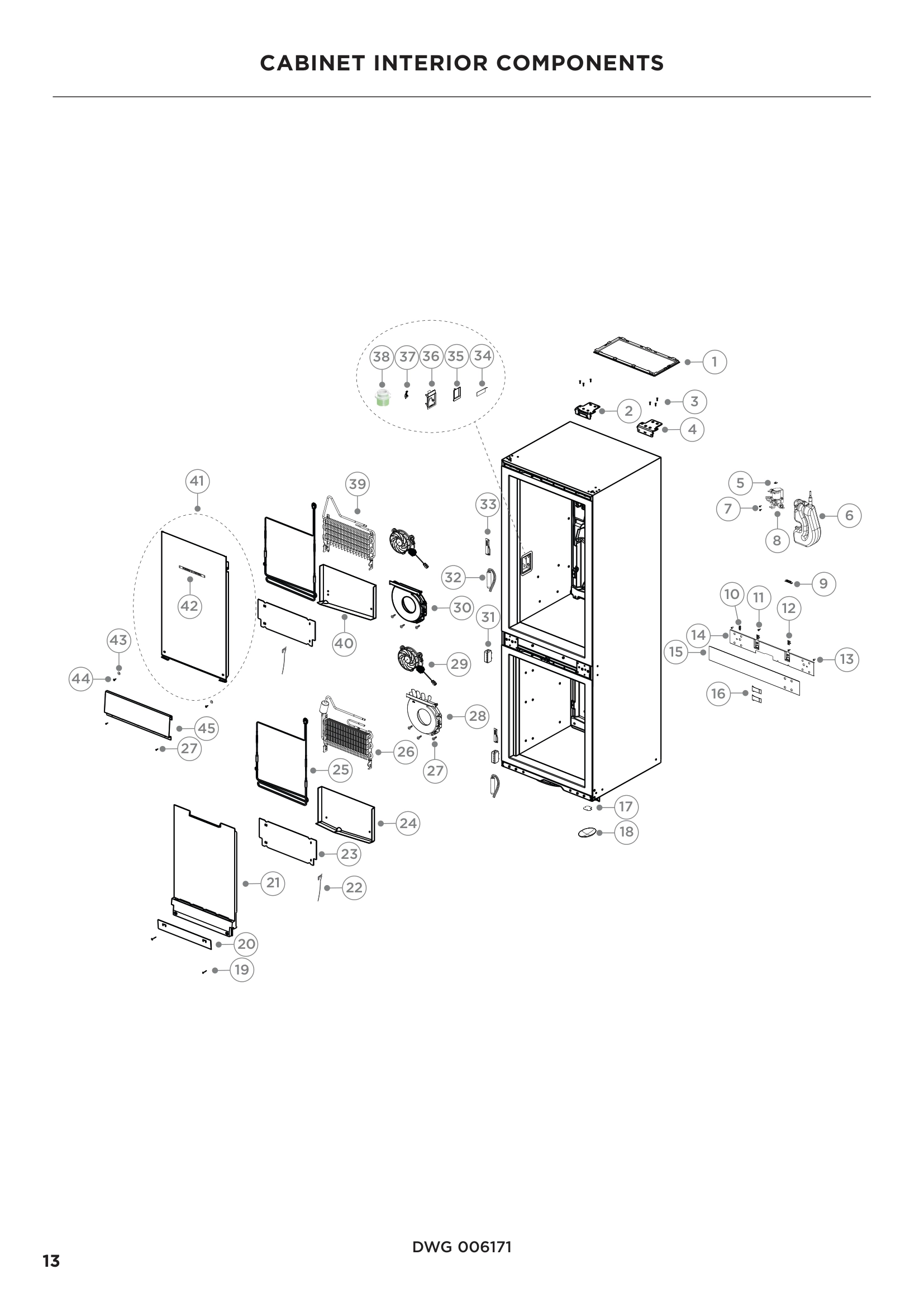 CABINET INTERIOR COMPONENTS