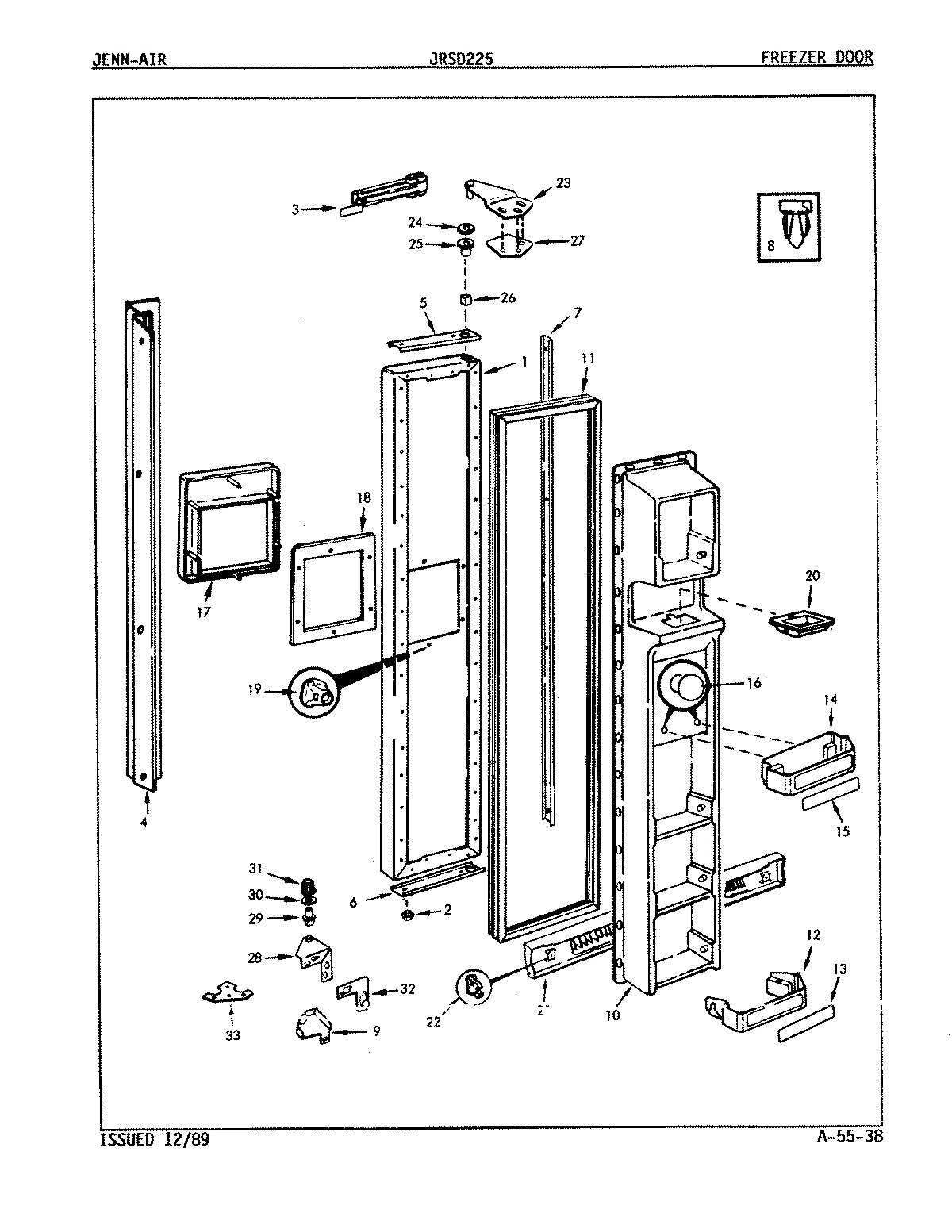 02 - FREEZER DOOR