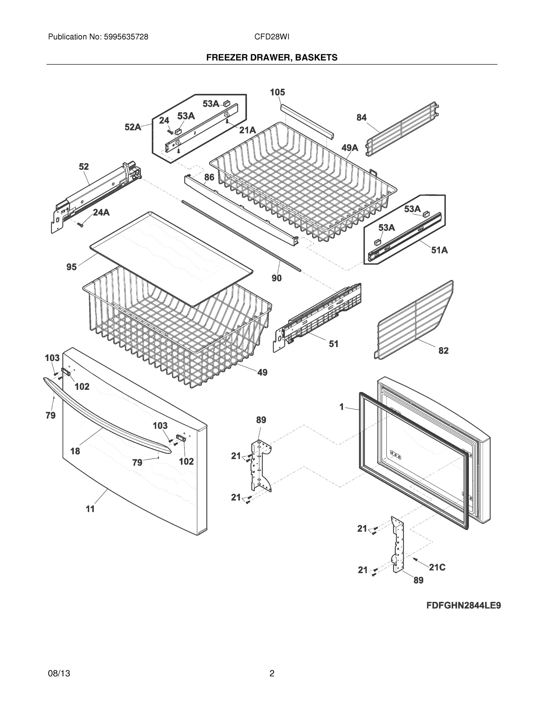 03 - FREEZER DRAWER, BASKETS