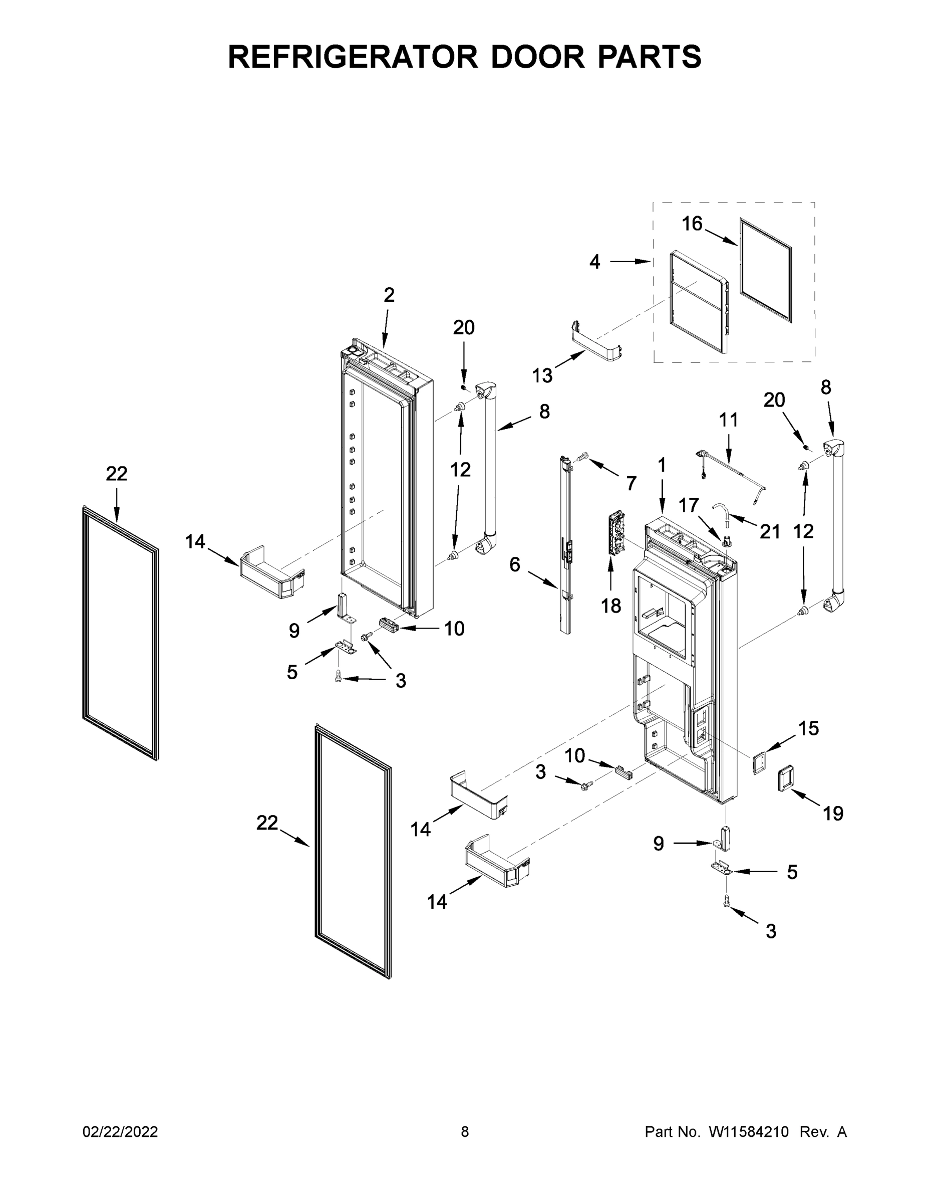 05 - REFRIGERATOR DOOR PARTS
