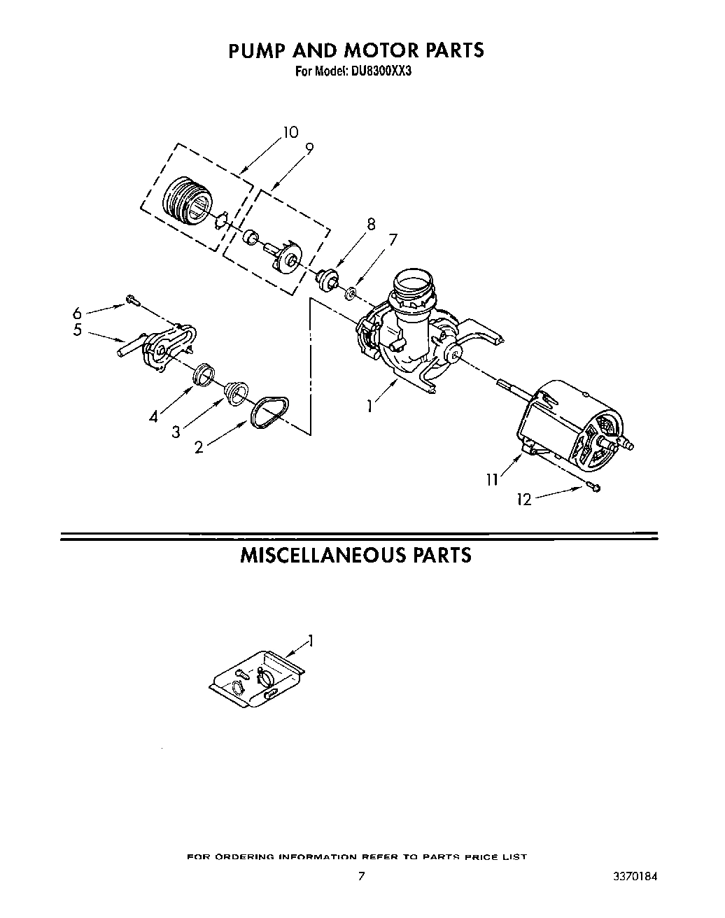 06 - PUMP AND MOTOR, MISCELLANEOUS
