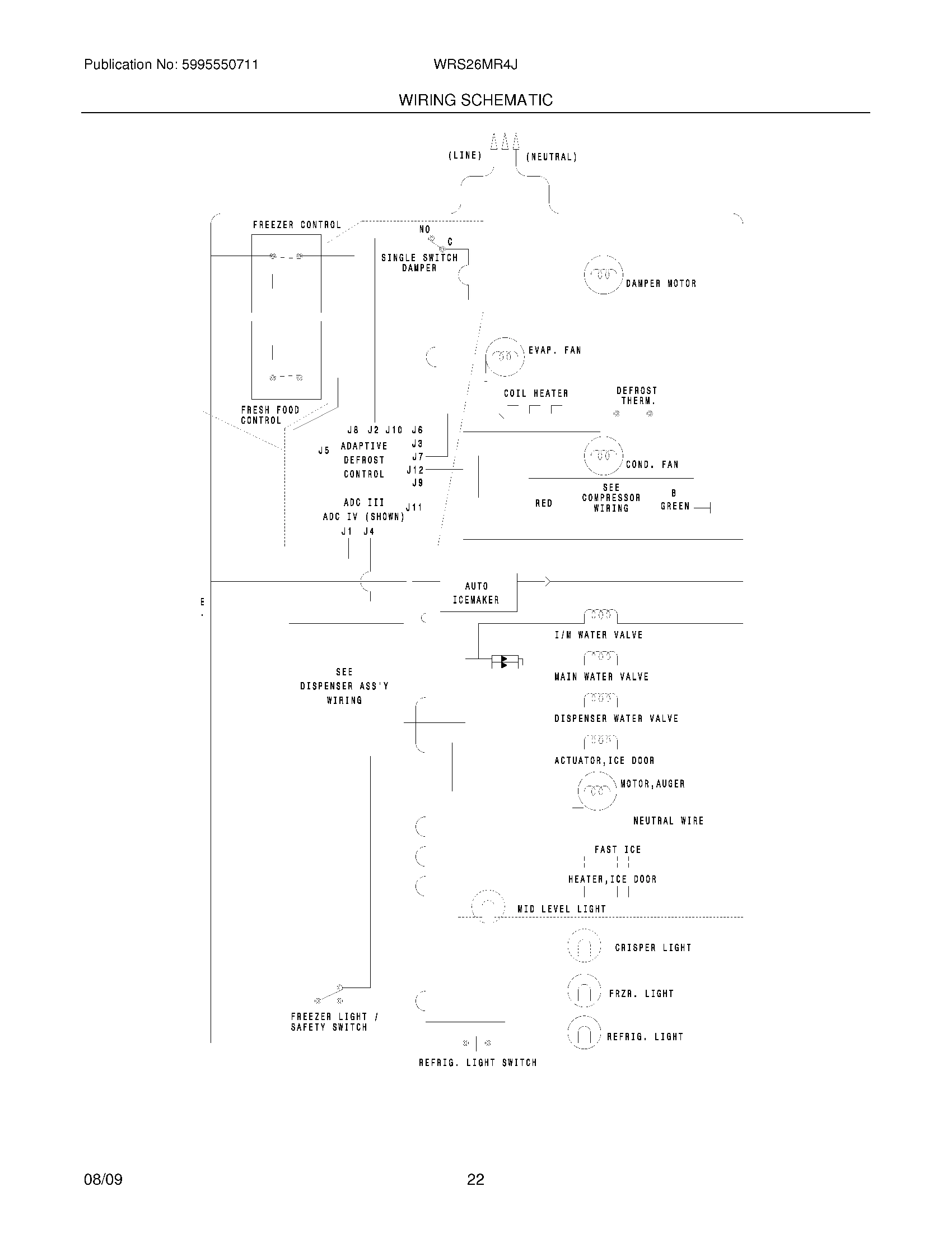 22 - WIRING SCHEMATIC