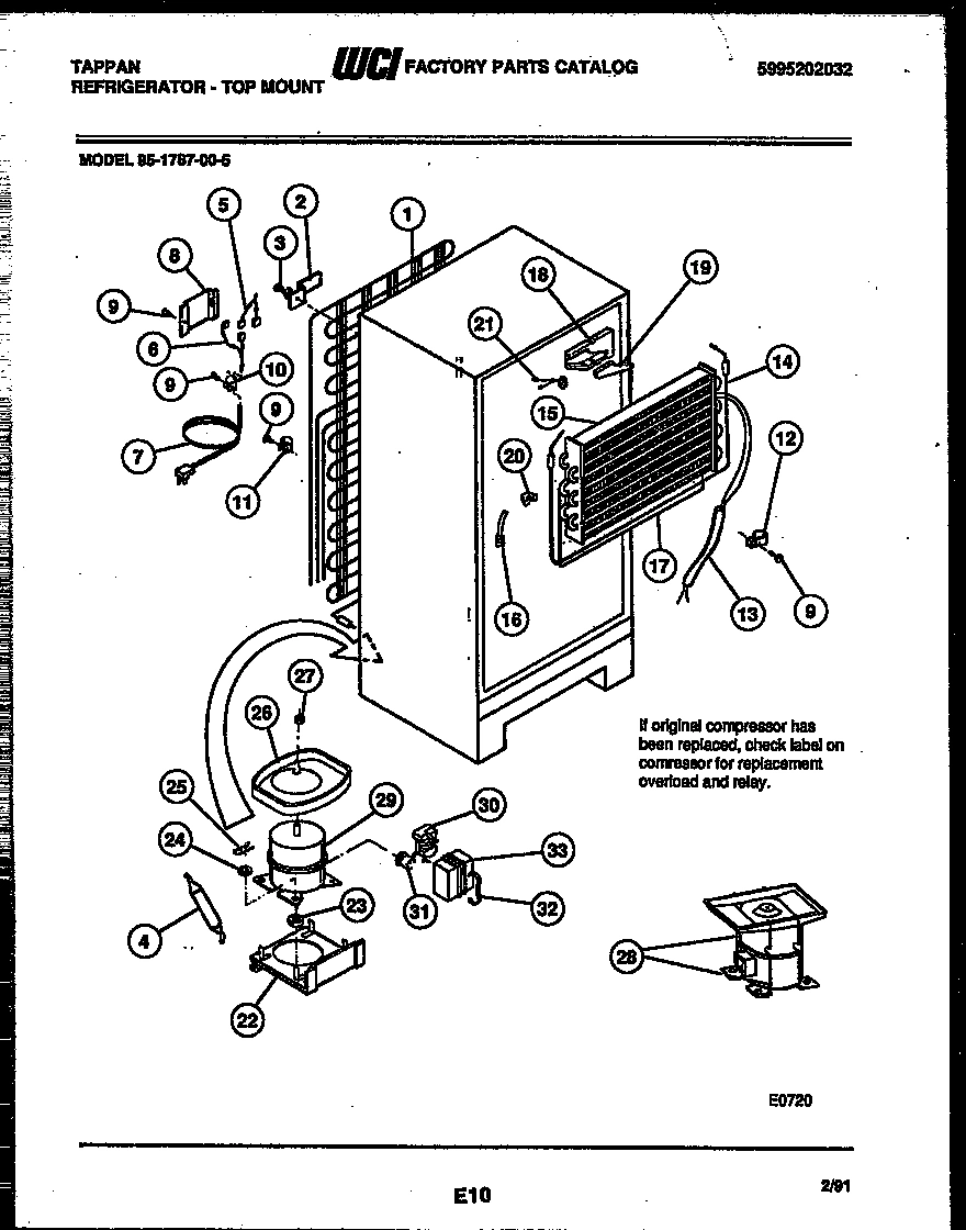 05 - SYSTEM AND AUTOMATIC DEFROST PARTS