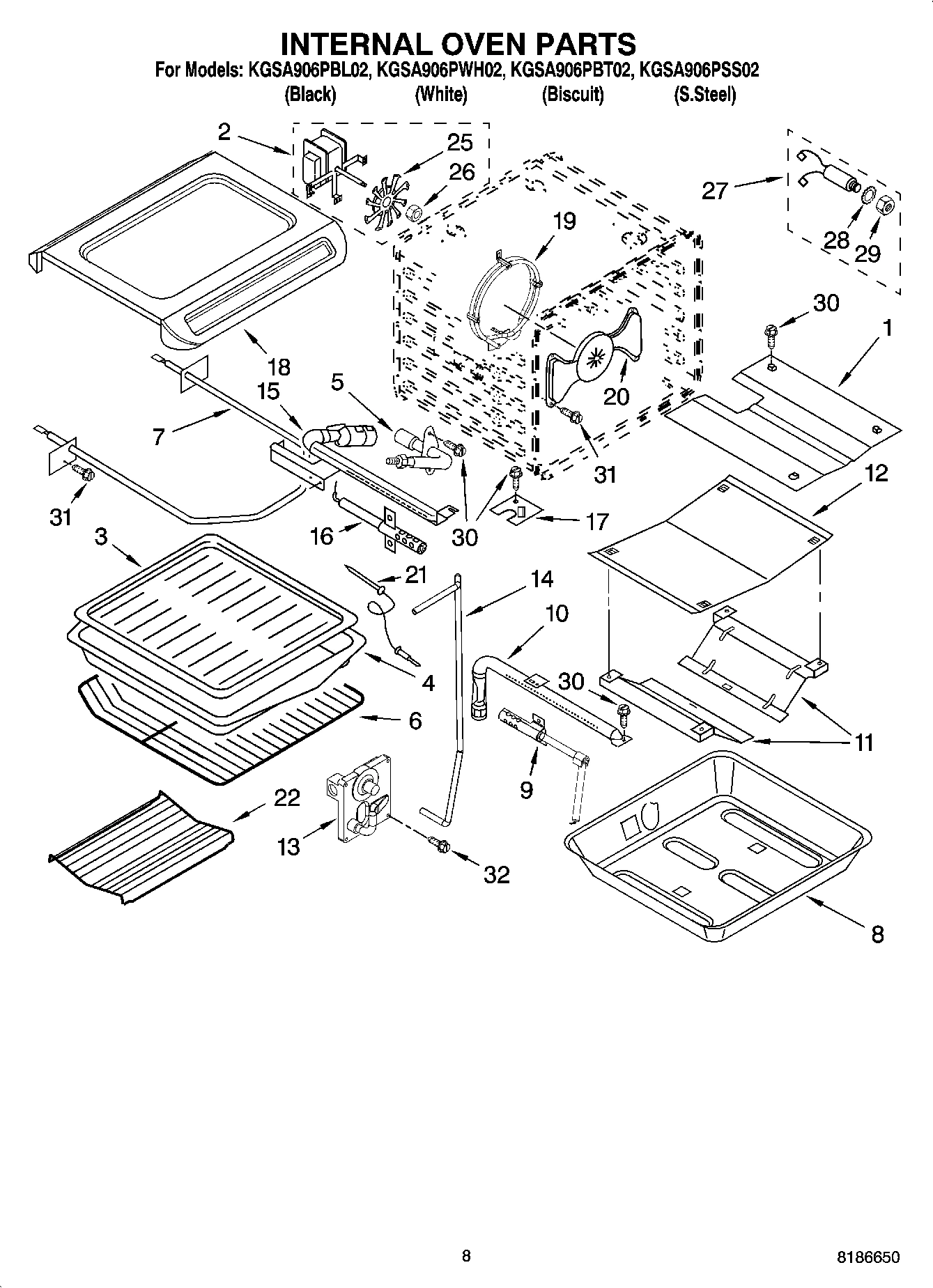 05 - INTERNAL OVEN PARTS