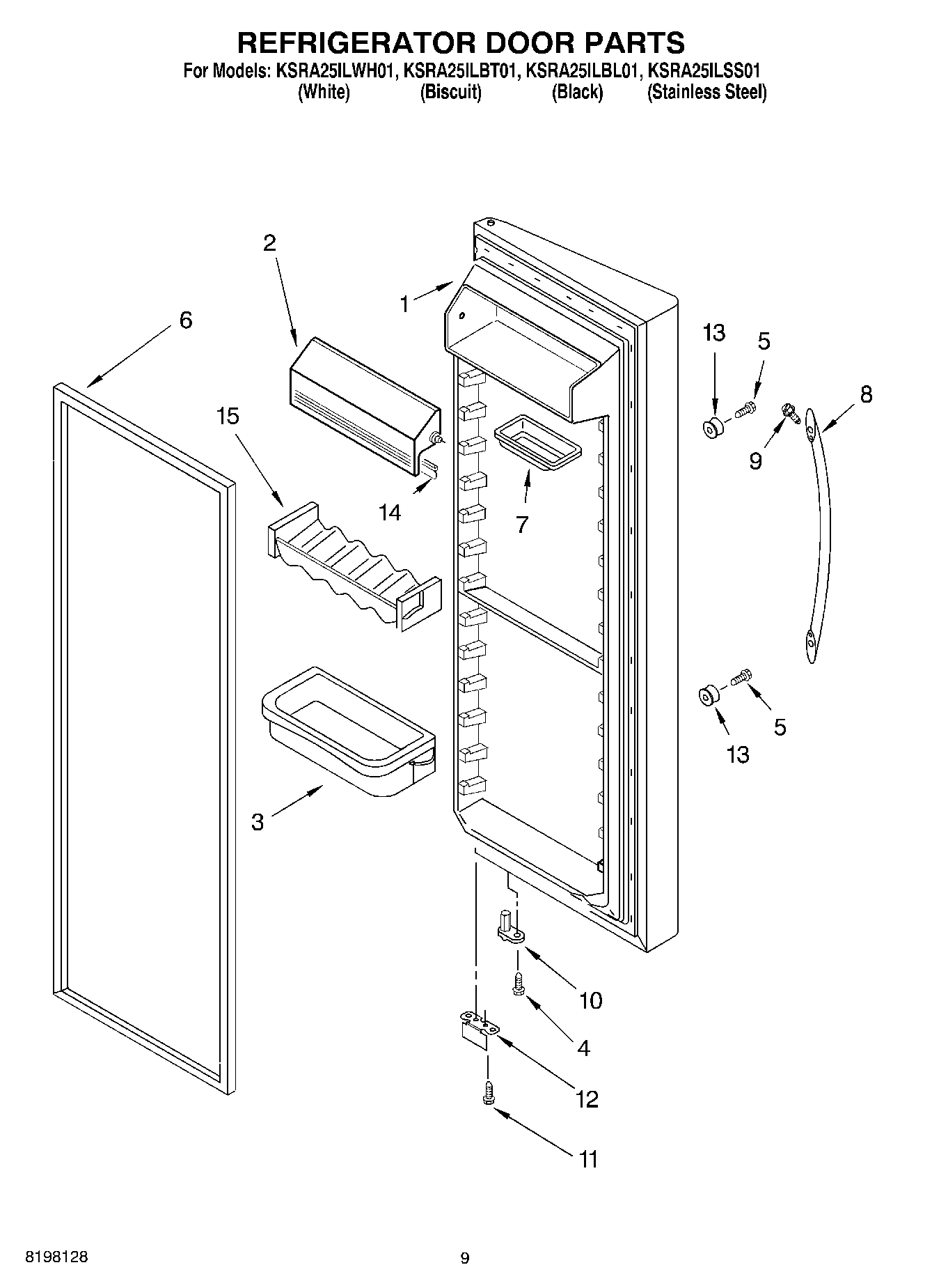 06 - REFRIGERATOR DOOR PARTS
