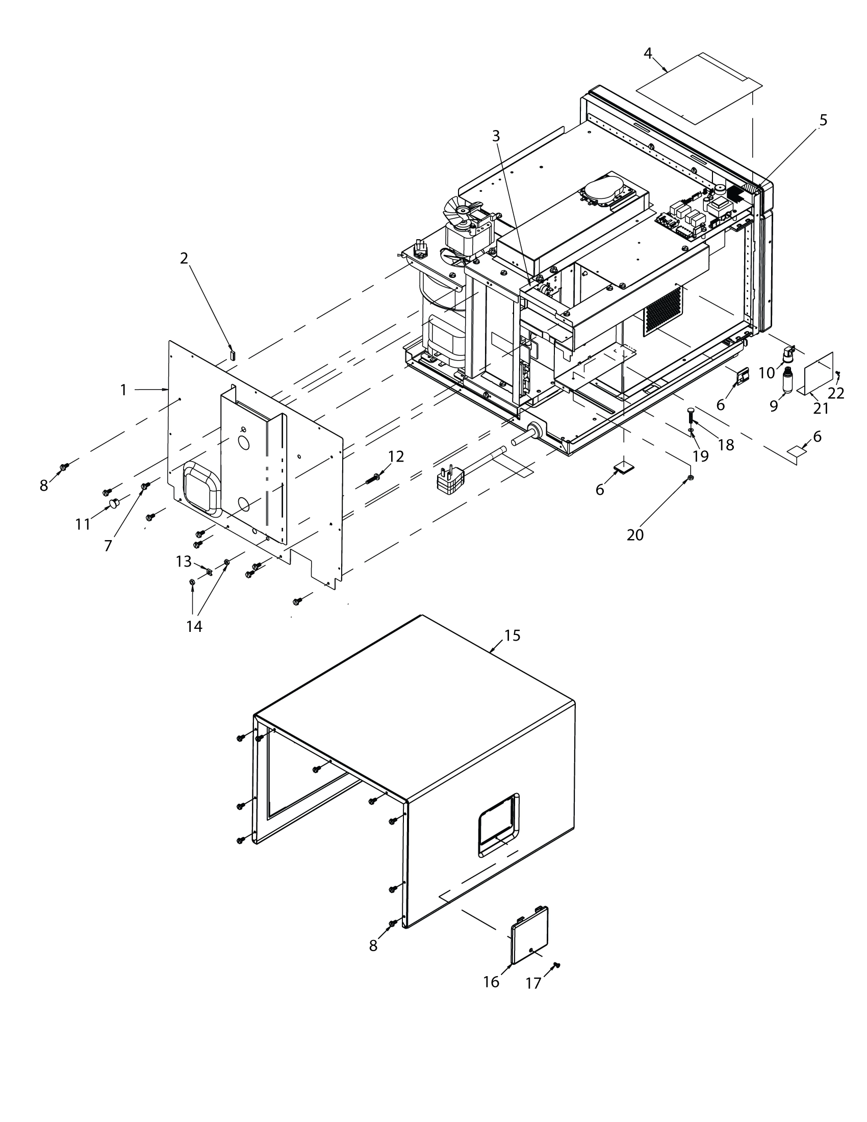 WRAPPER / REAR COVER / LAMP