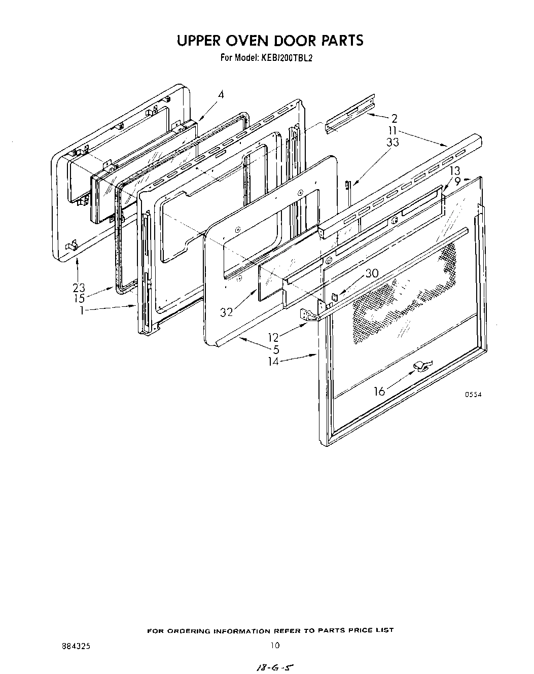06 - UPPER OVEN DOOR