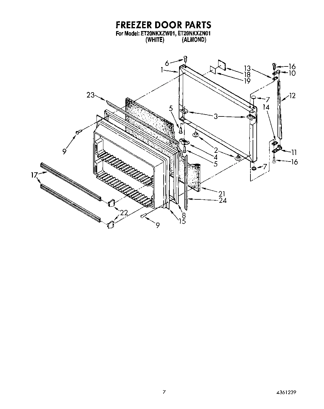 06 - FREEZER DOOR