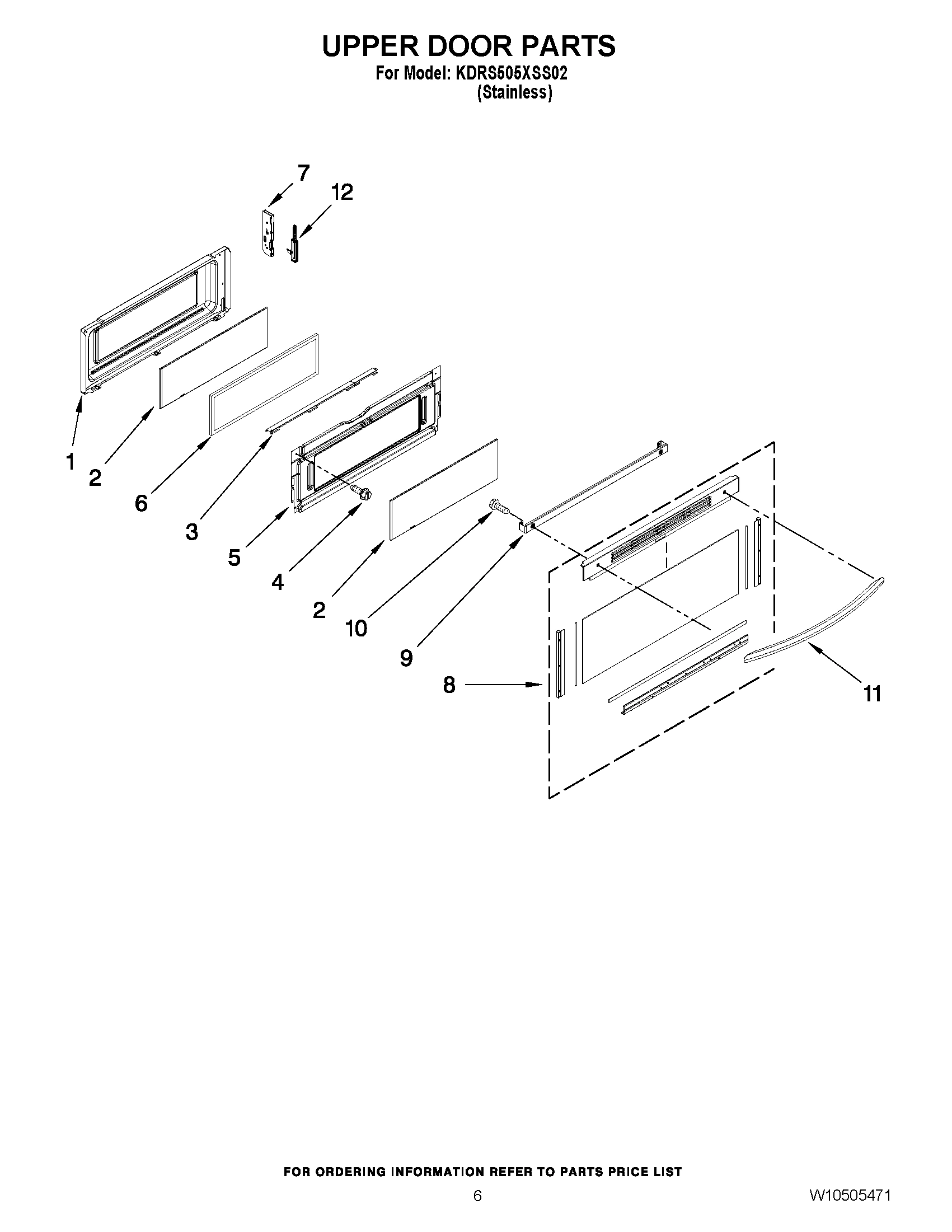 05 - UPPER DOOR PARTS