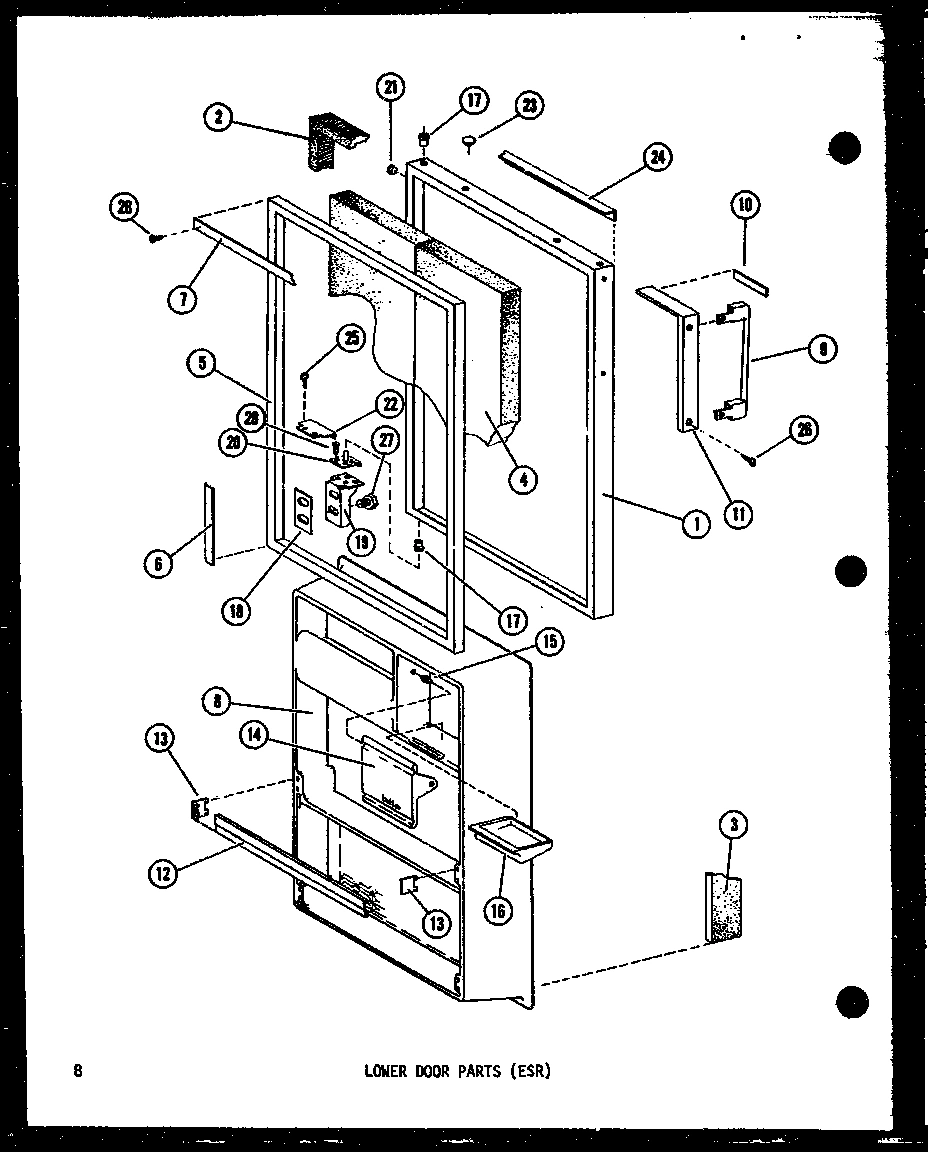 03 - LOWER DOOR PARTS (ESR)