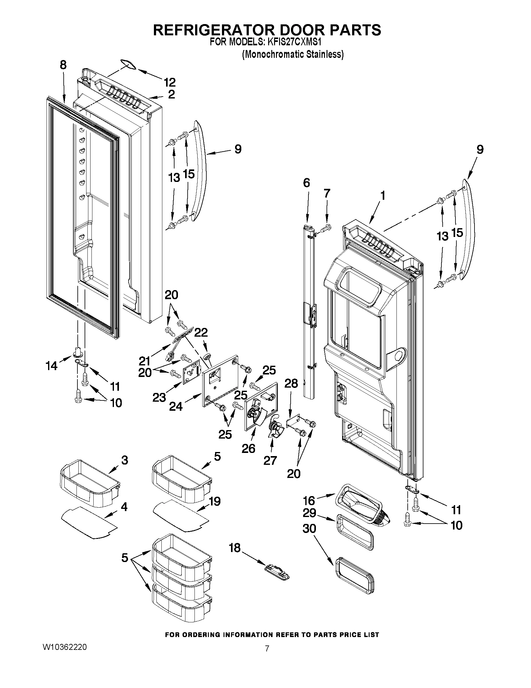 04 - REFRIGERATOR DOOR PARTS