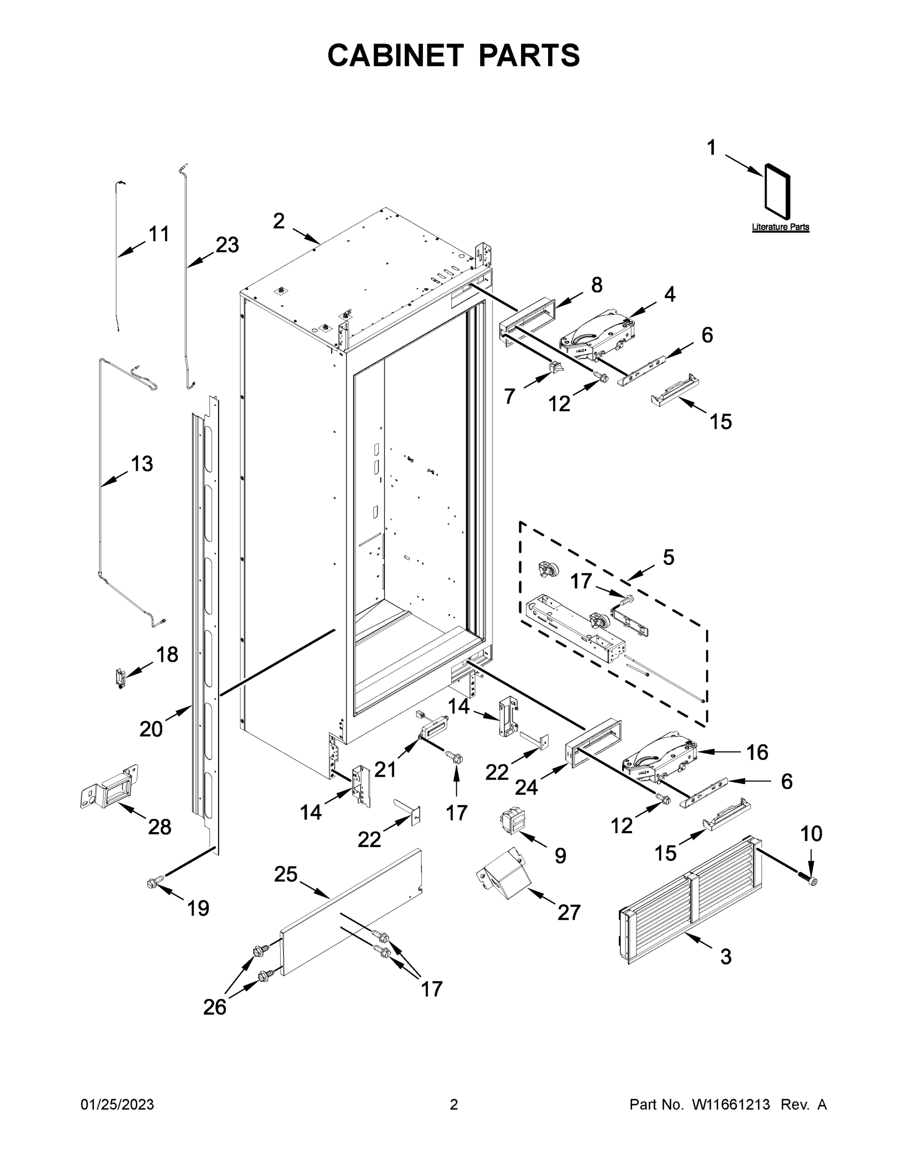 02 - CABINET PARTS