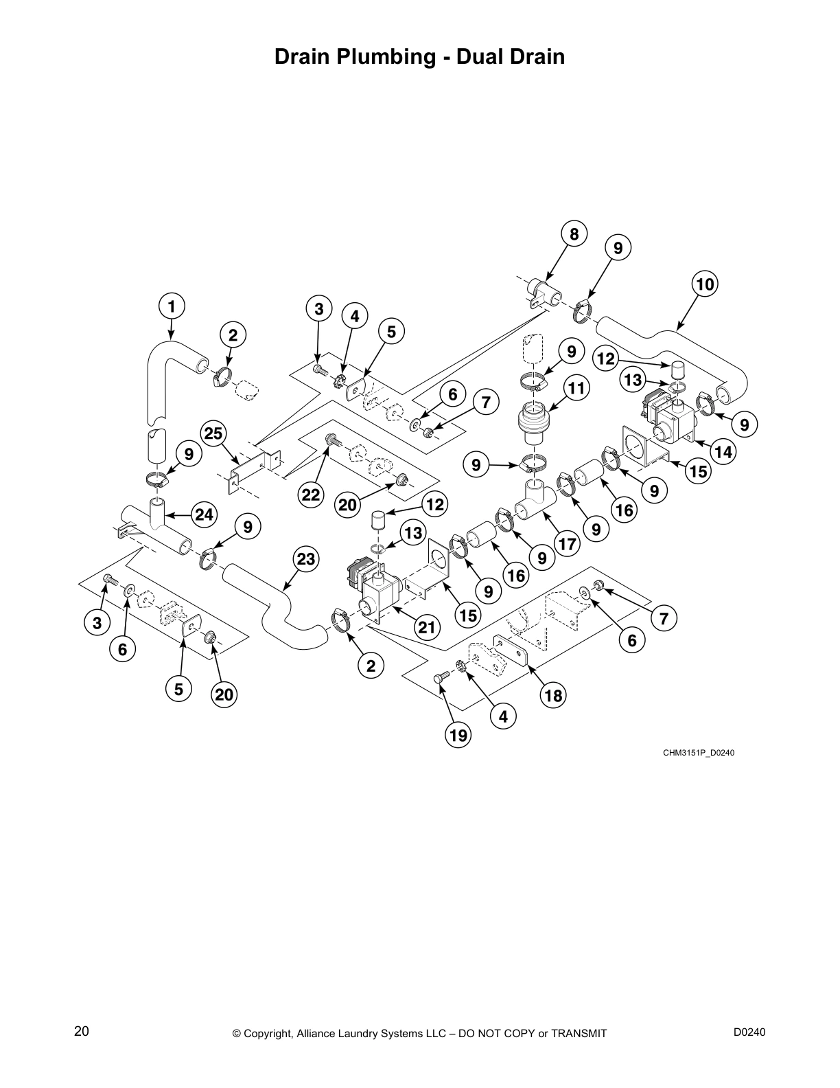 Drain Plumbing - Dual Drain