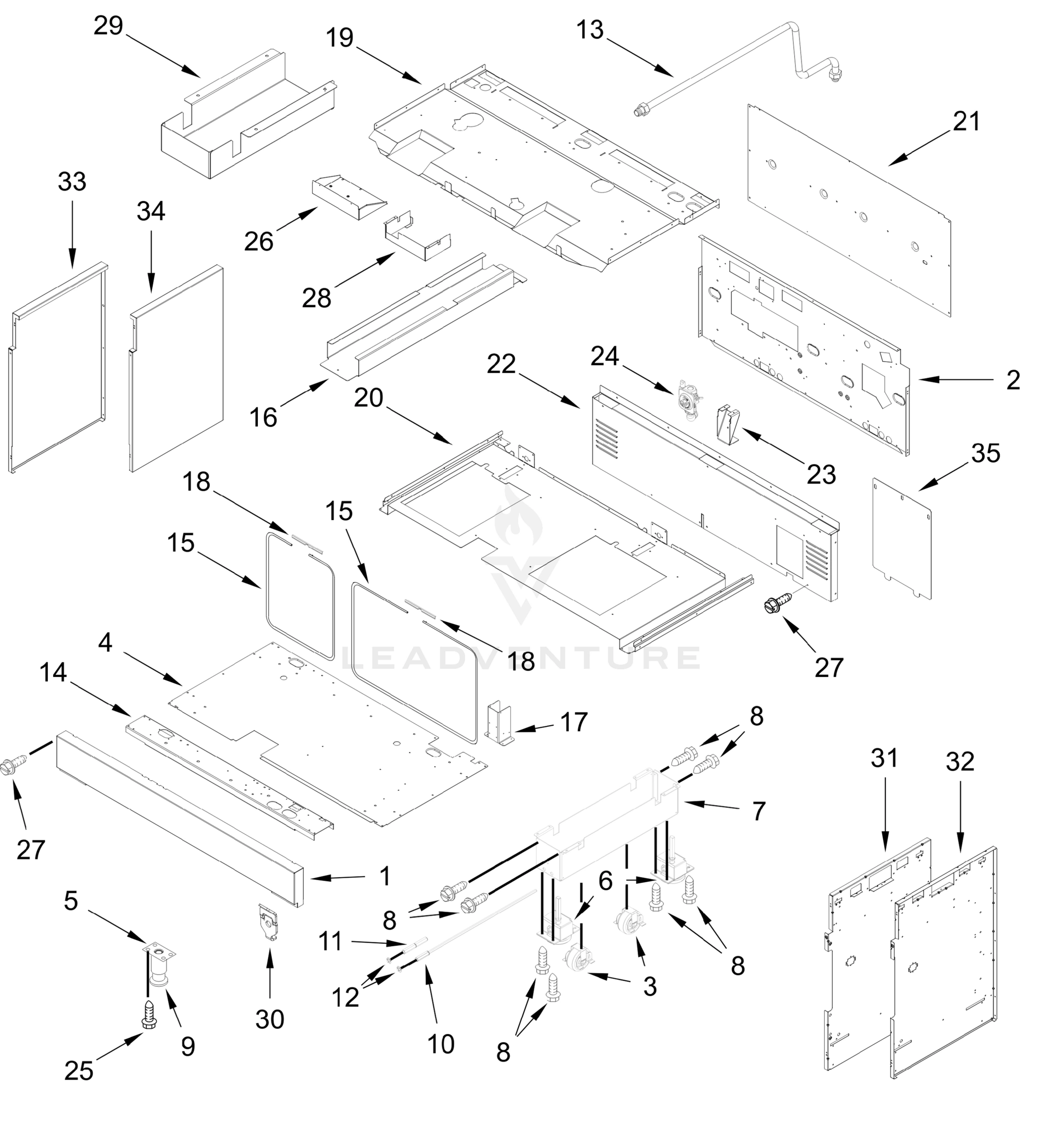 CHASSIS PARTS (48 In)