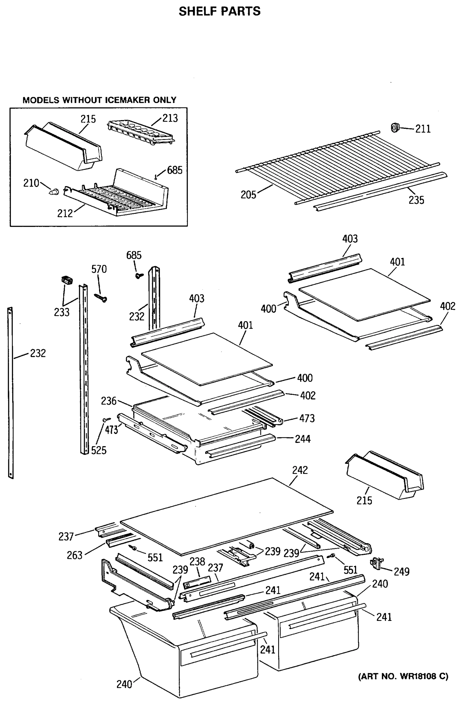 SHELF PARTS