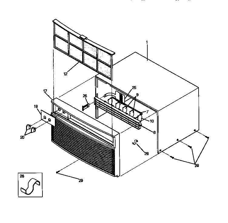 02 - CABINET FRONT AND WRAPPER