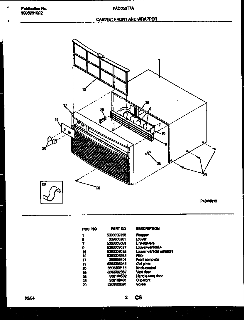 02 - CABINET FRONT AND WRAPPER