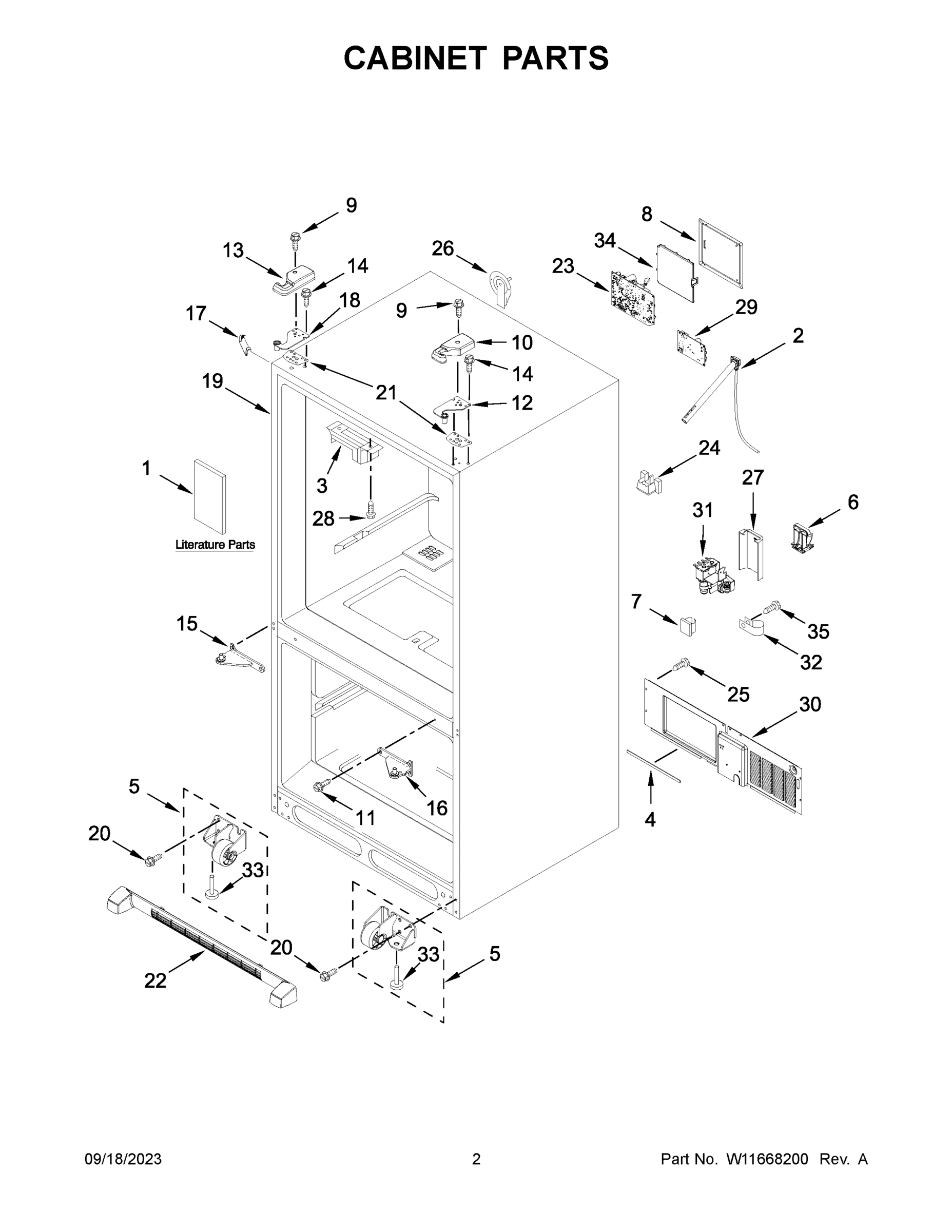 02 - CABINET PARTS