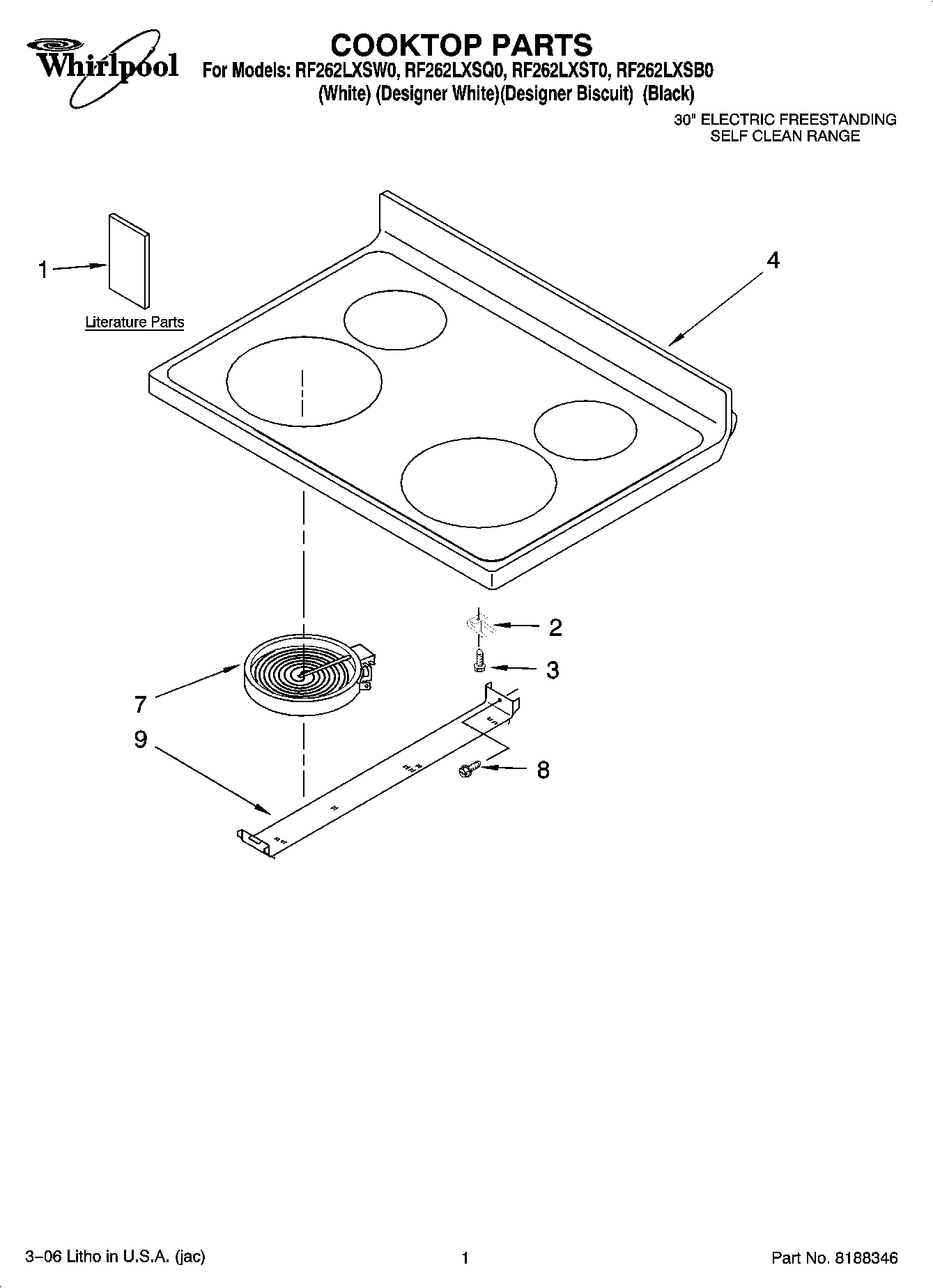01 - COOKTOP PARTS