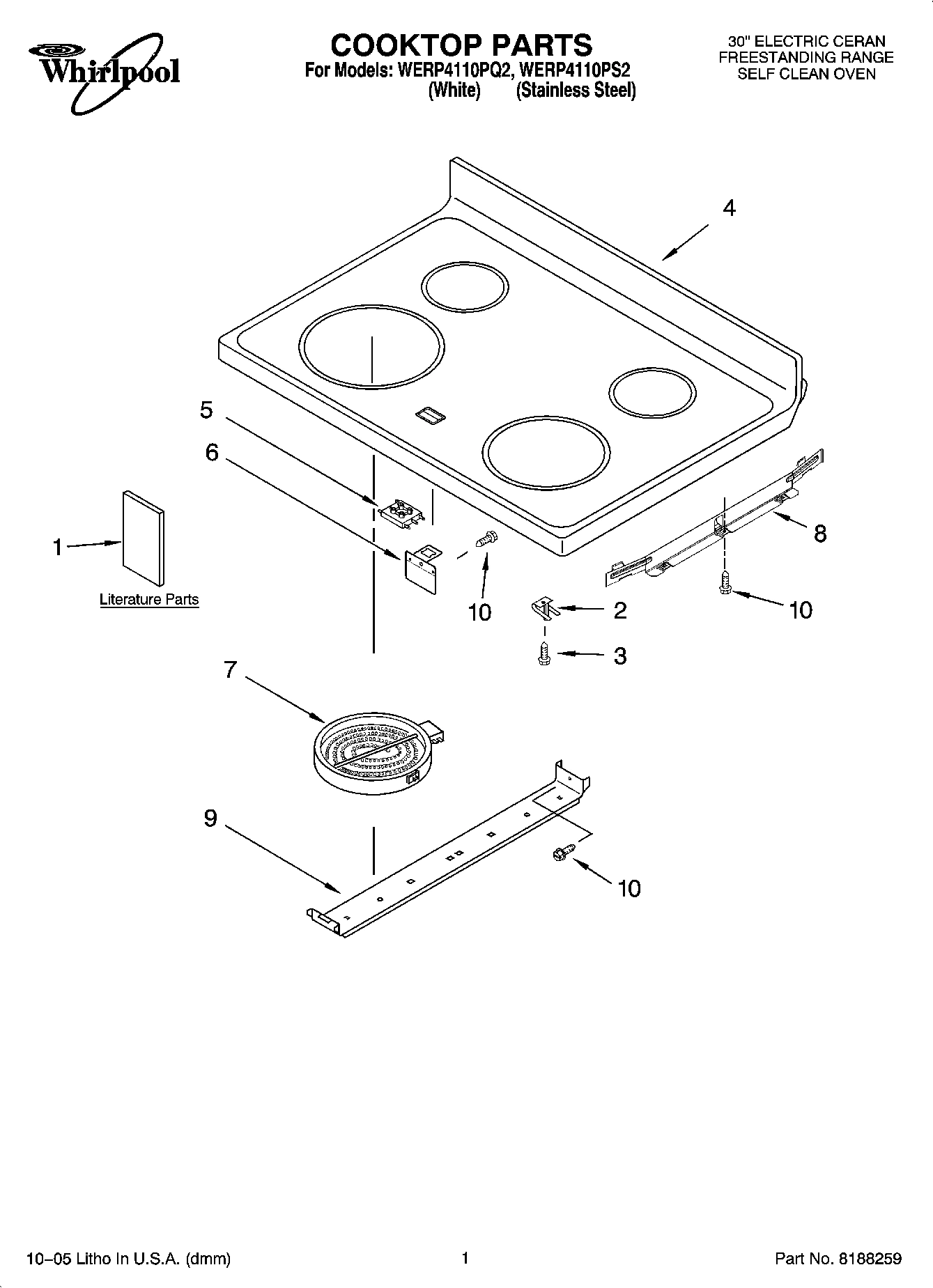 01 - COOKTOP PARTS