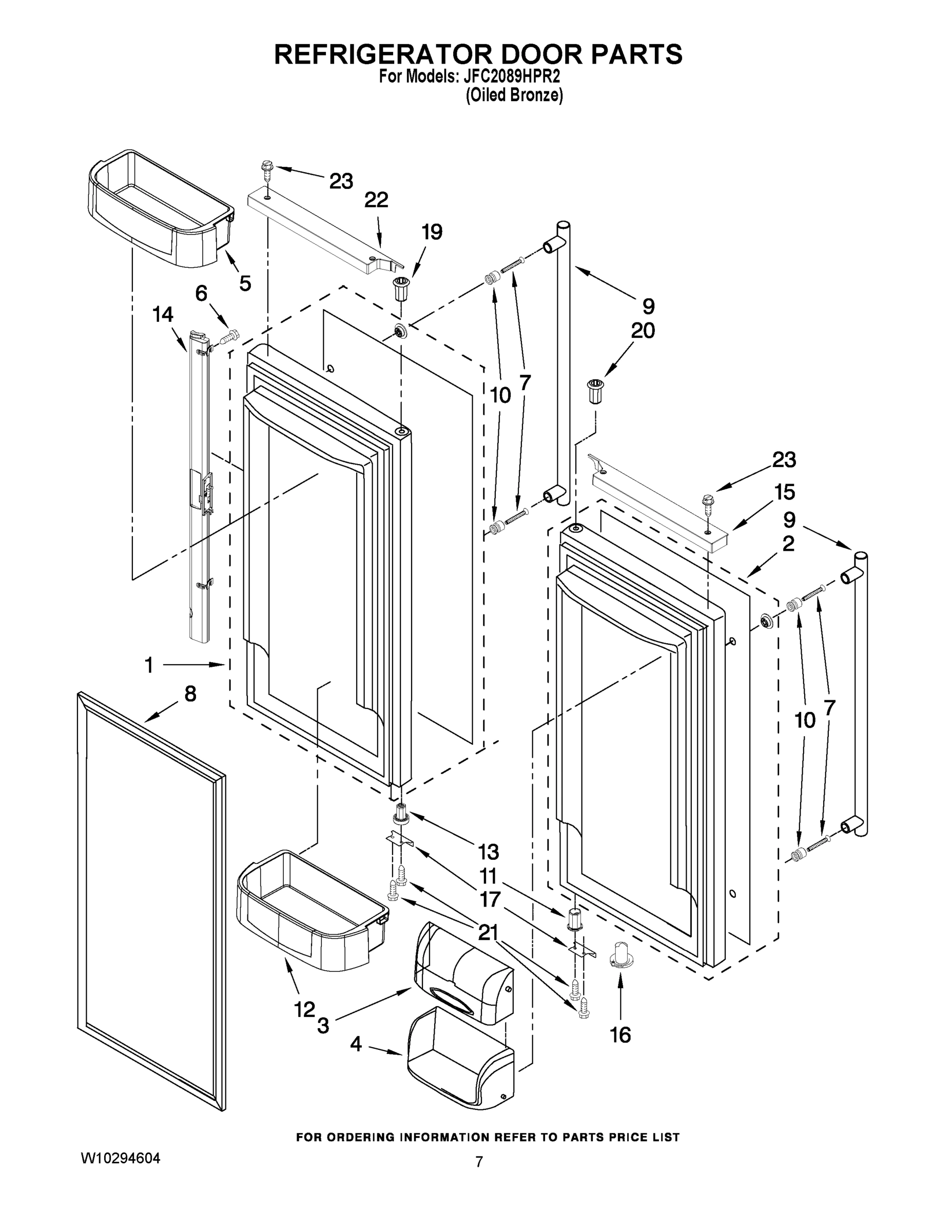 04 - REFRIGERATOR DOOR PARTS