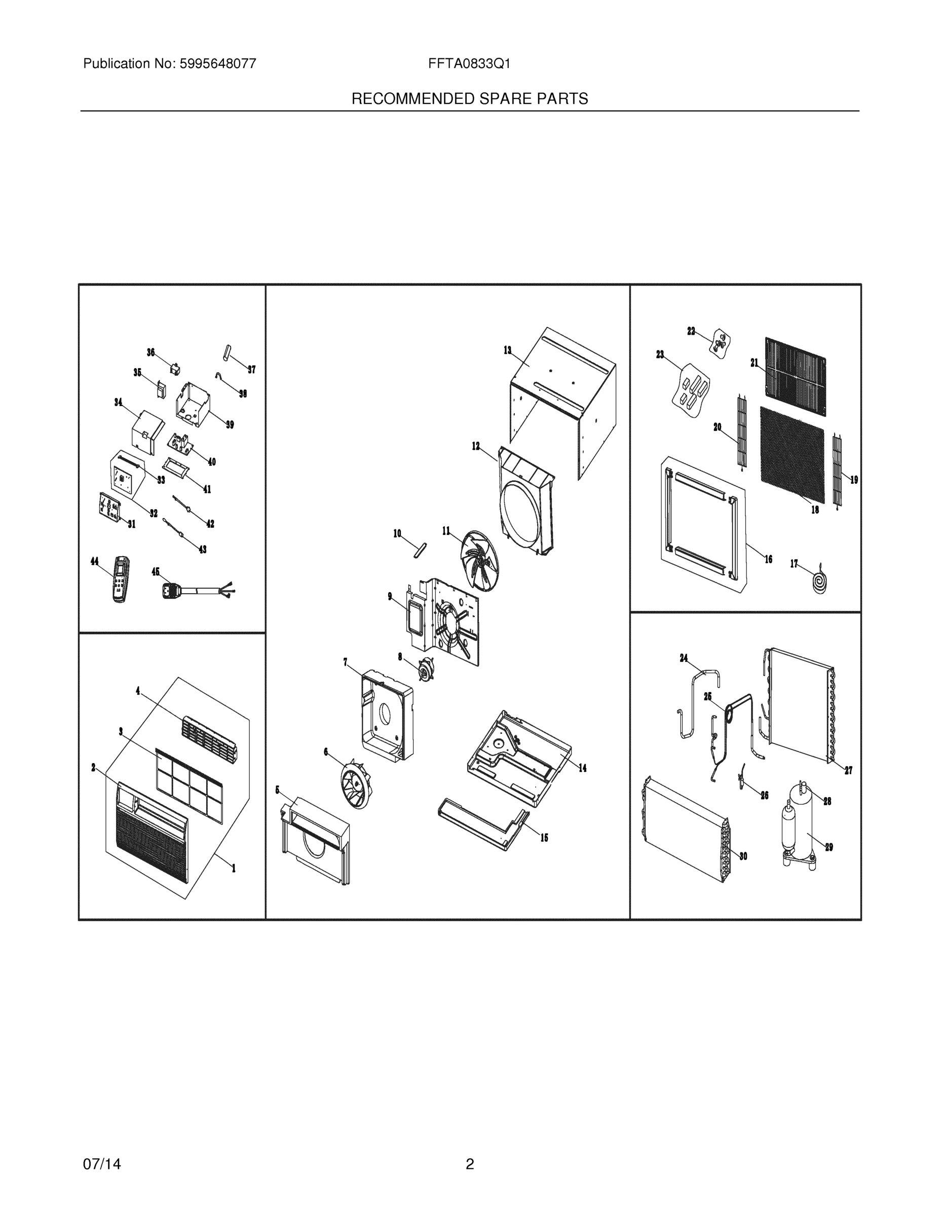 03 - RECOMMENDED SPARE PARTS