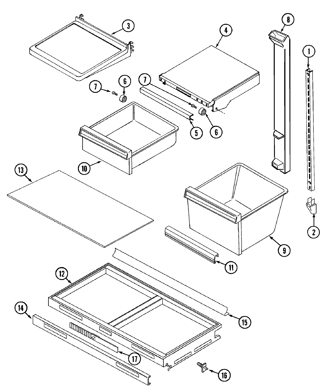 08 - SHELVES & ACCESSORIES