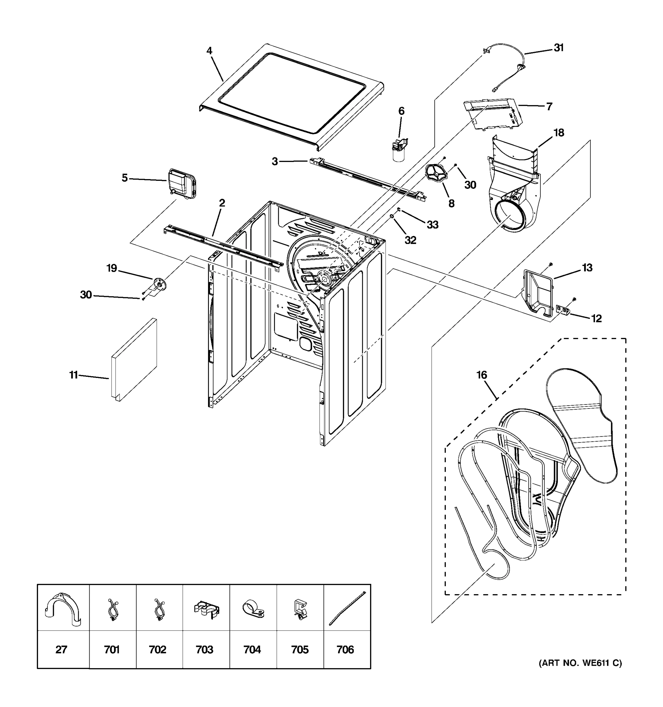 CABINET & TOP PANEL