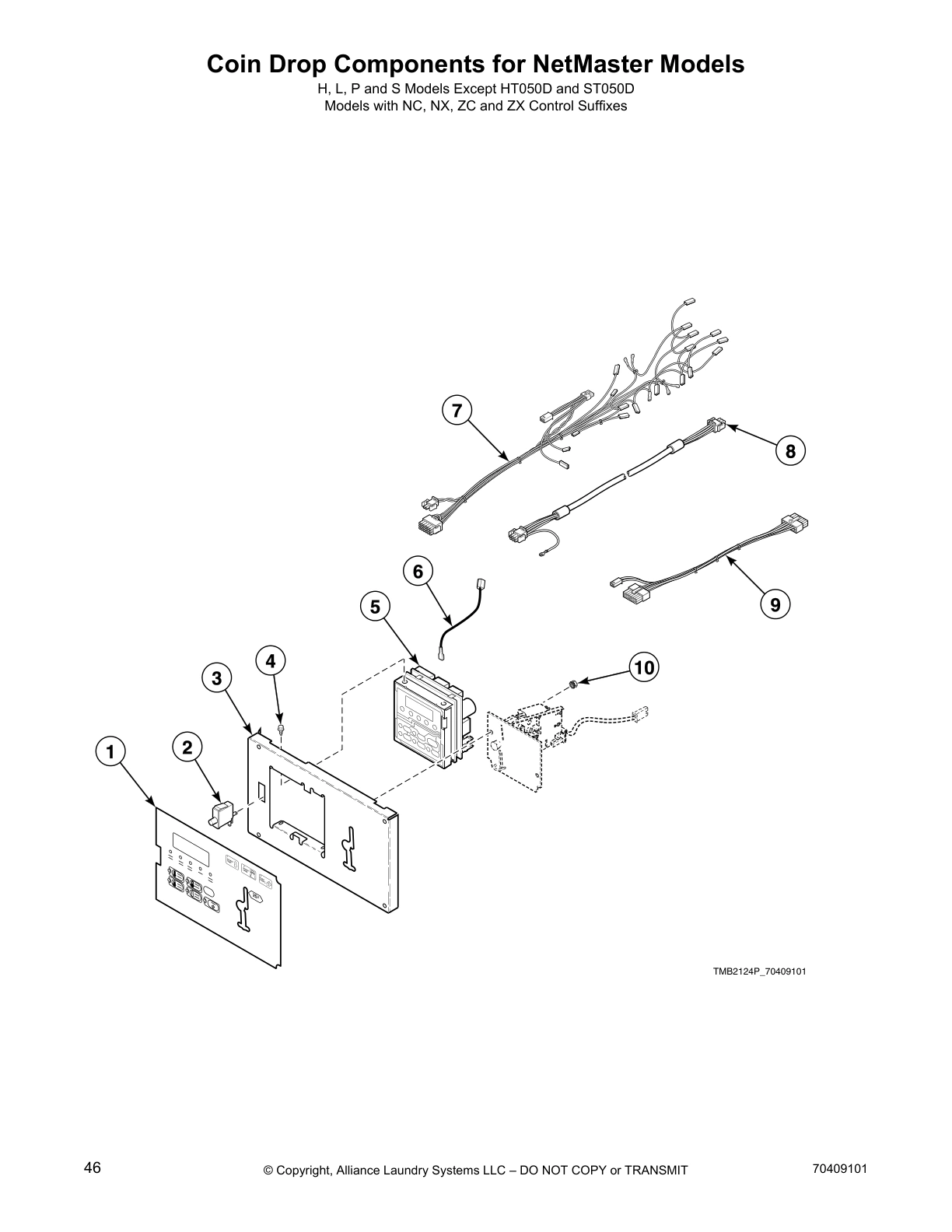 Coin Drop Components for NetMaster Models