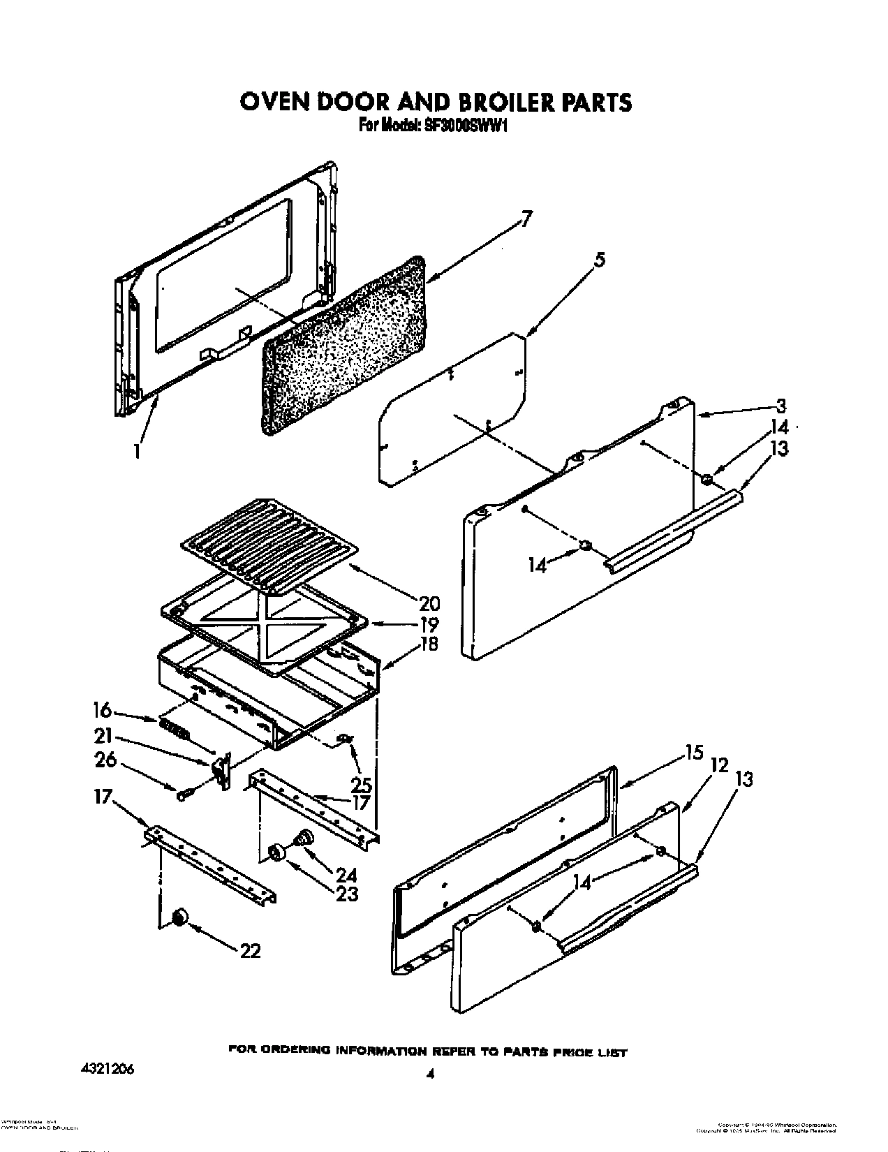 03 - OVEN DOOR AND BROILER