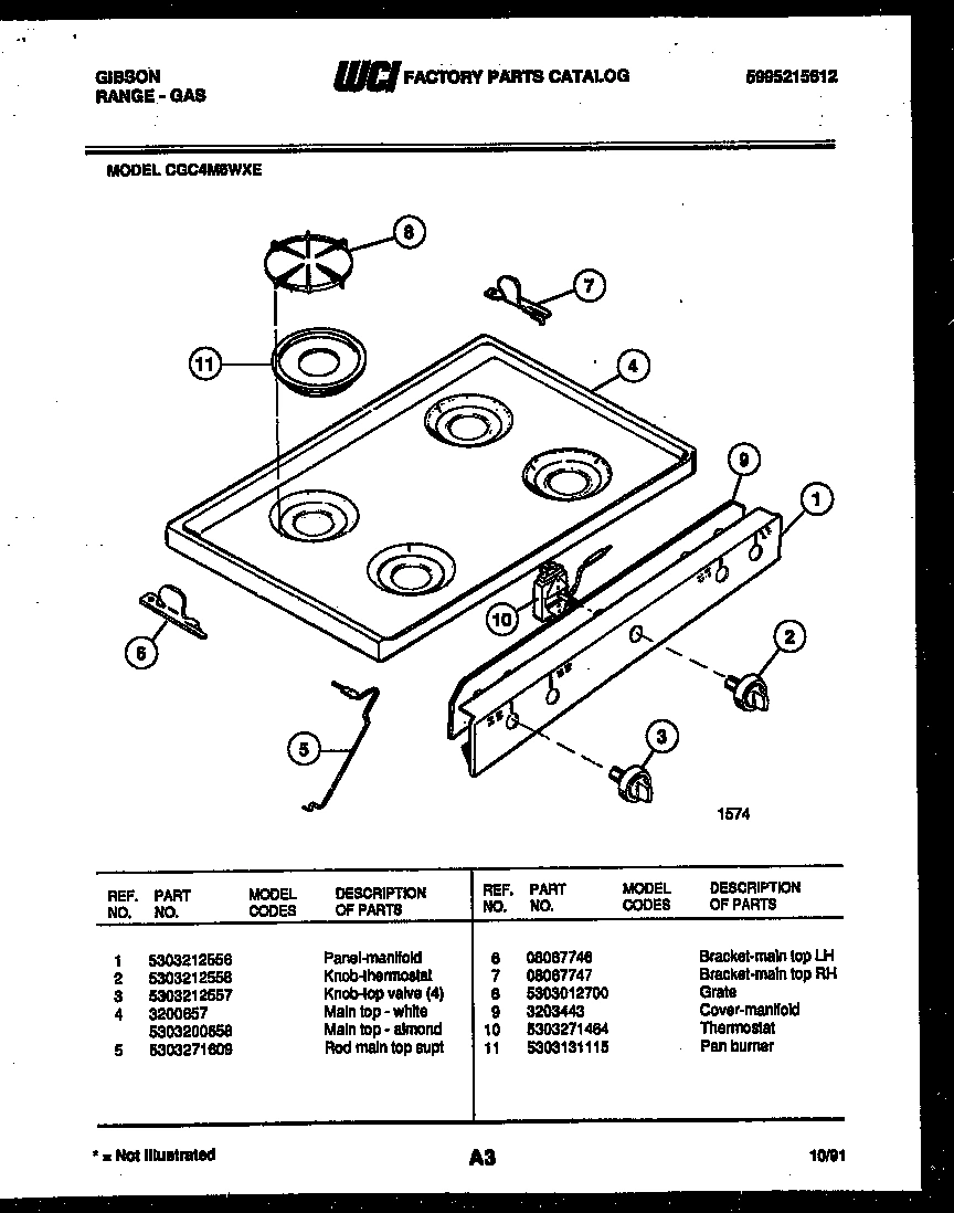 03 - COOKTOP PARTS