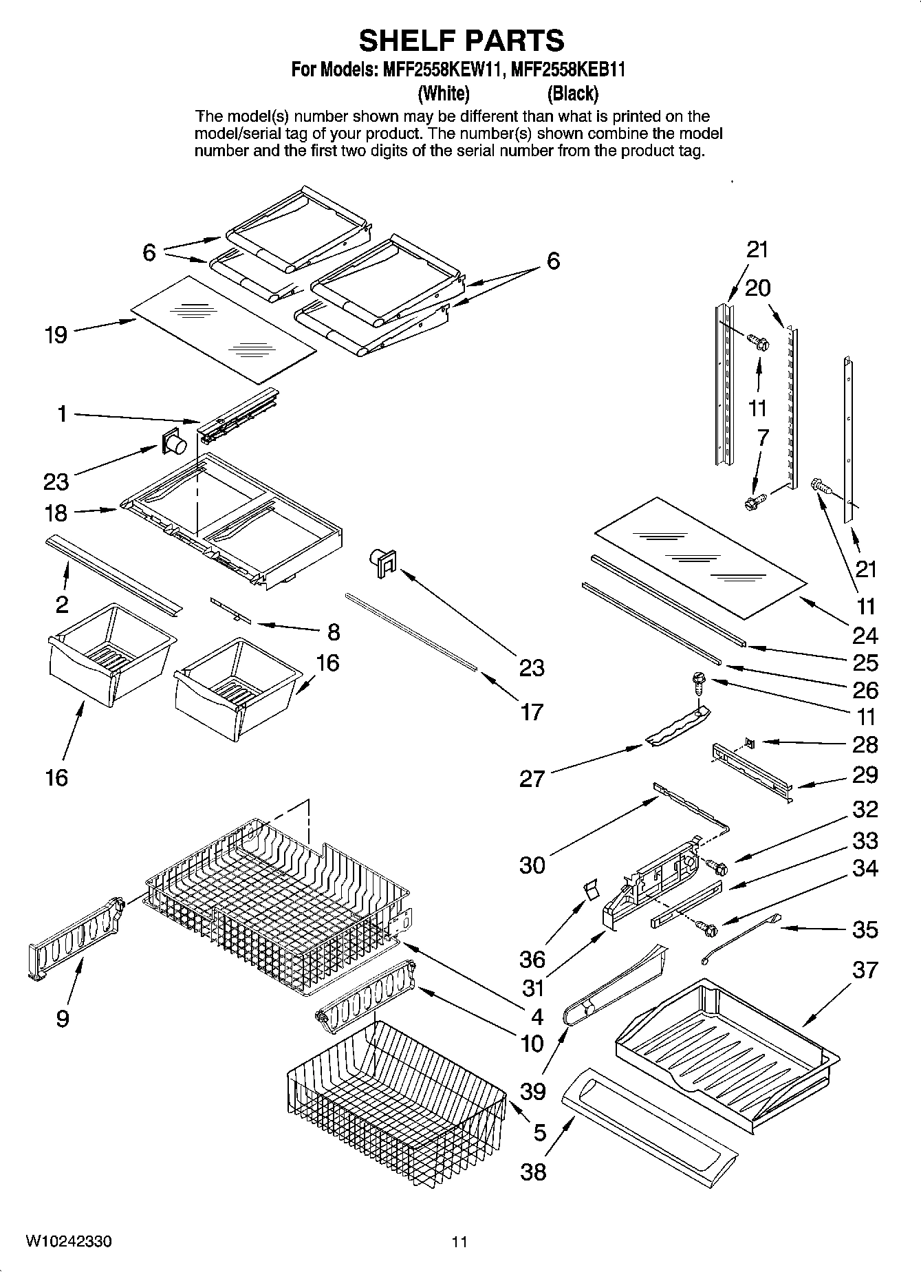 07 - SHELF PARTS