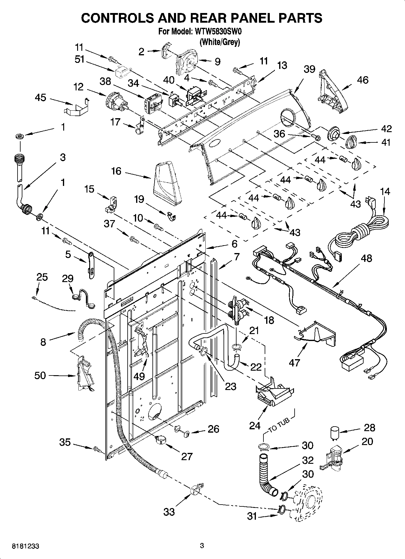 02 - CONTROLS AND REAR PANEL PARTS