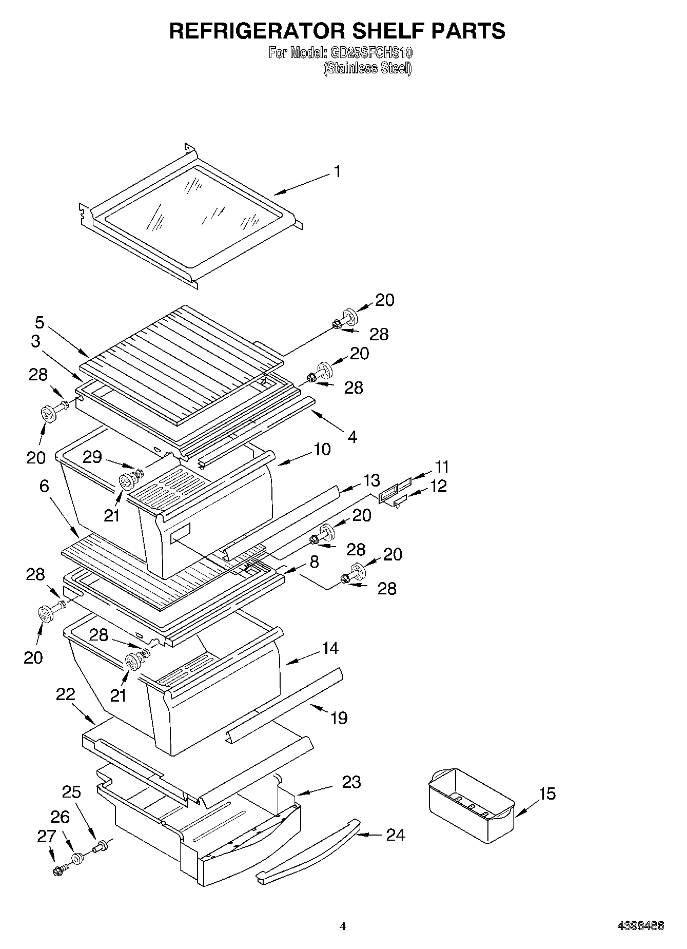 03 - REFRIGERATOR SHELF