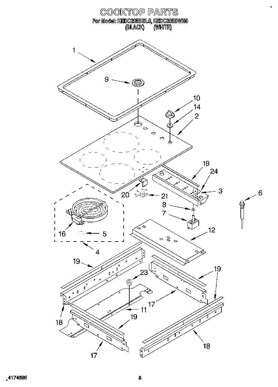 04 - COOKTOP, LIT/OPTIONAL