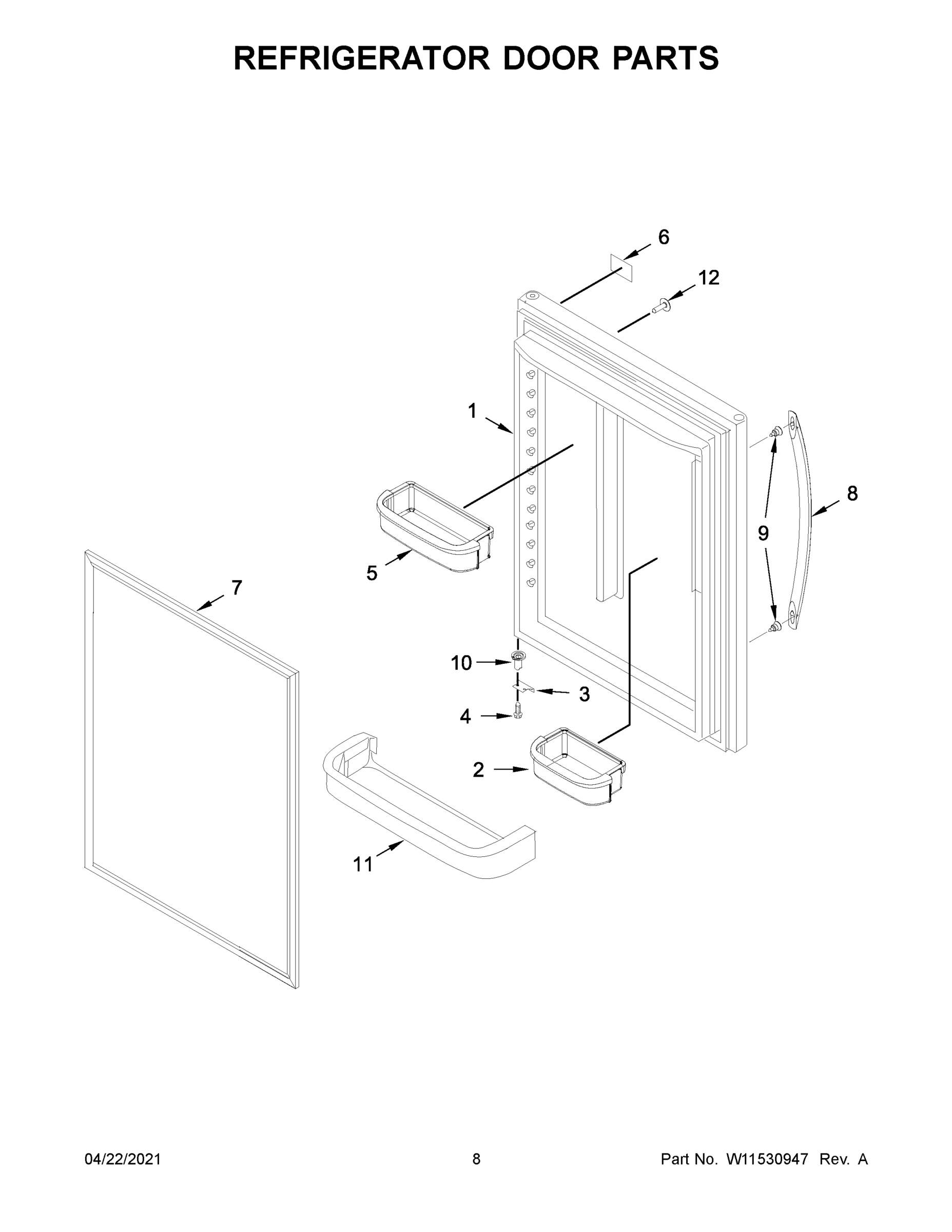 05 - REFRIGERATOR DOOR PARTS