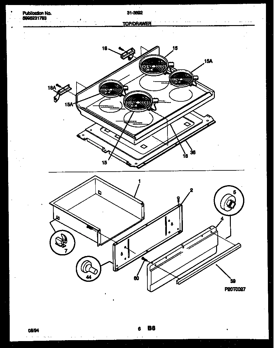 04 - COOKTOP AND DRAWER PARTS