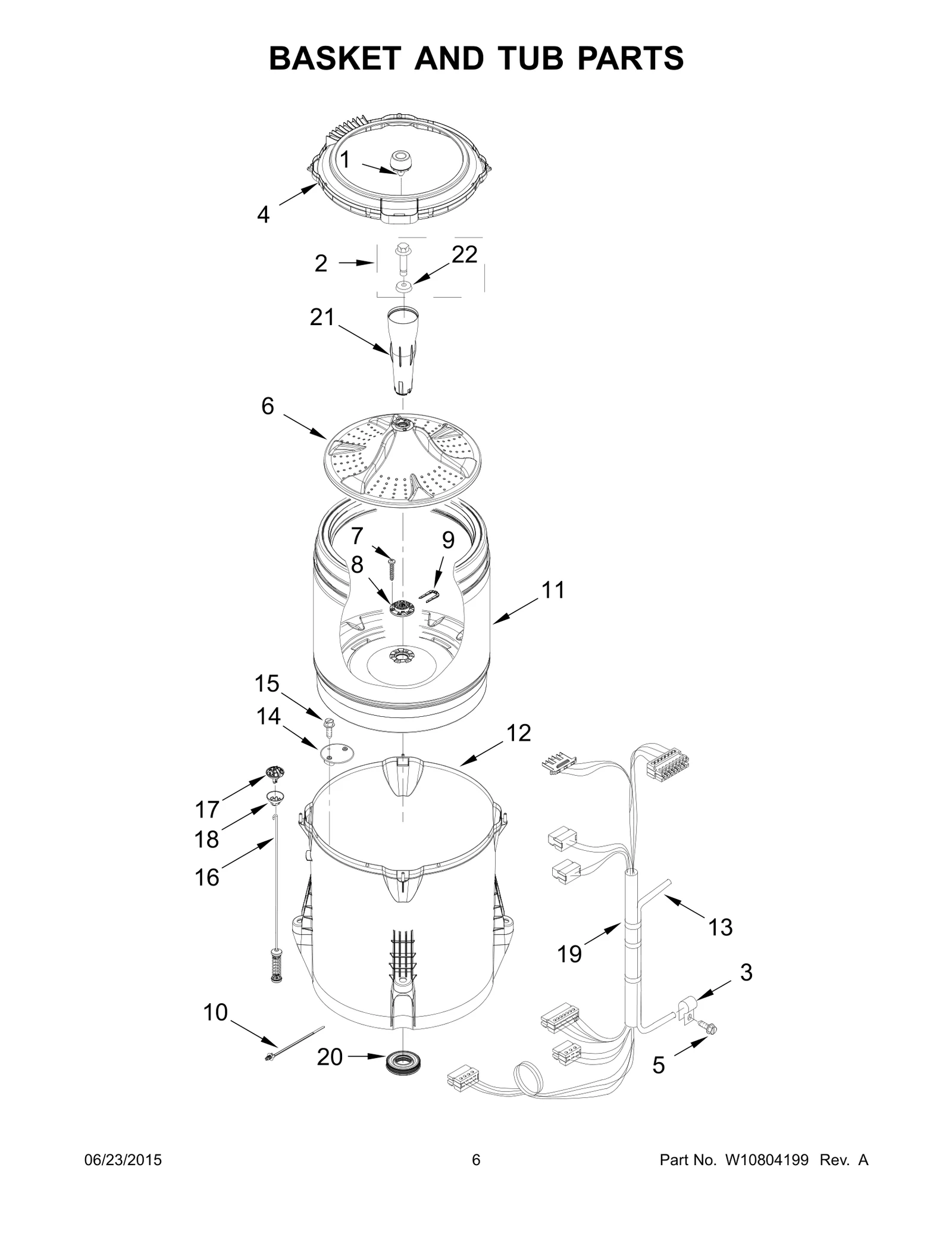 BASKET AND TUB PARTS