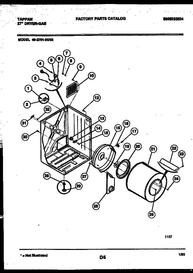 02 - CABINET AND COMPONENT PARTS